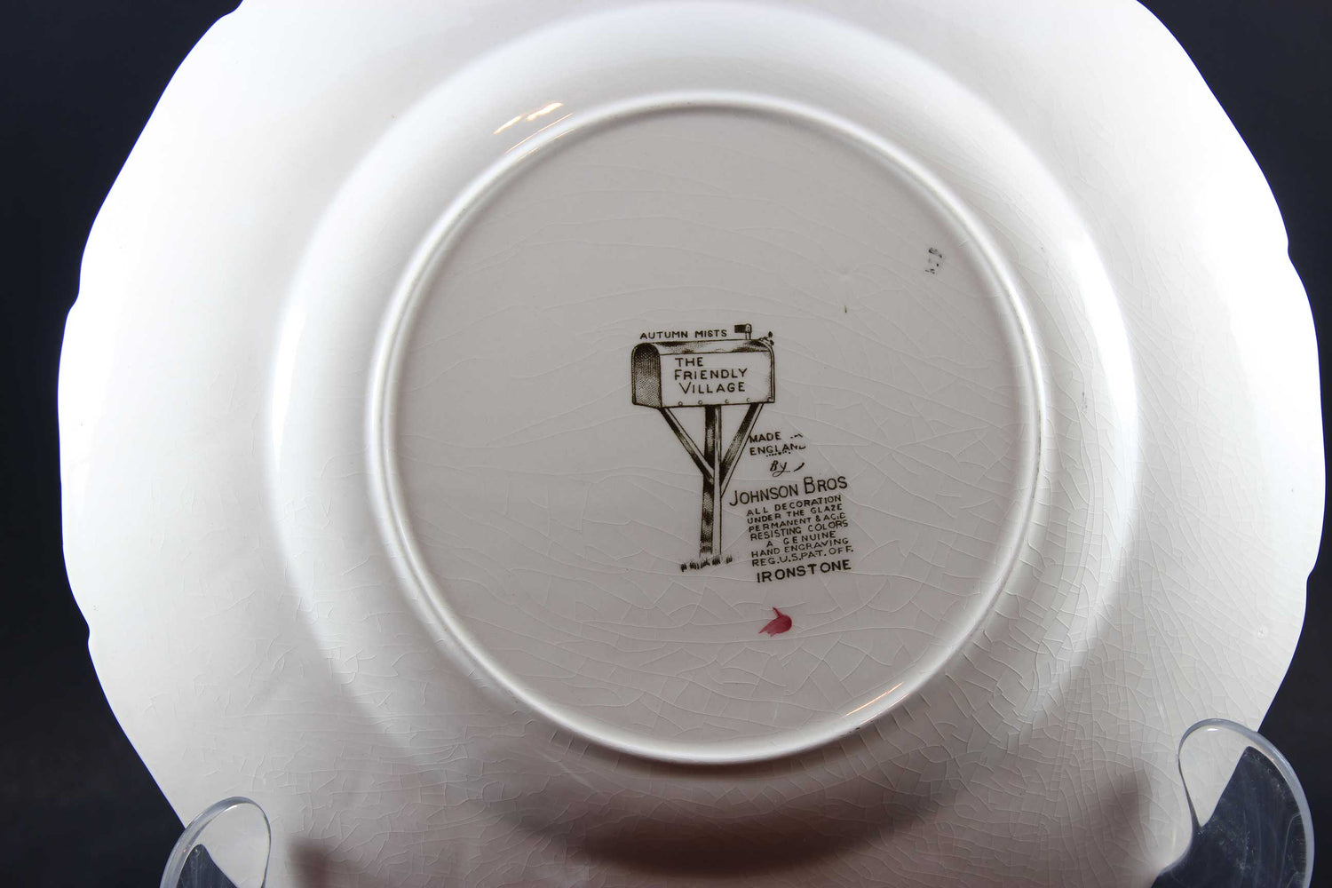 The Friendly Village, Johnson Brothers, Large Dinner Plate-Autumn Mists