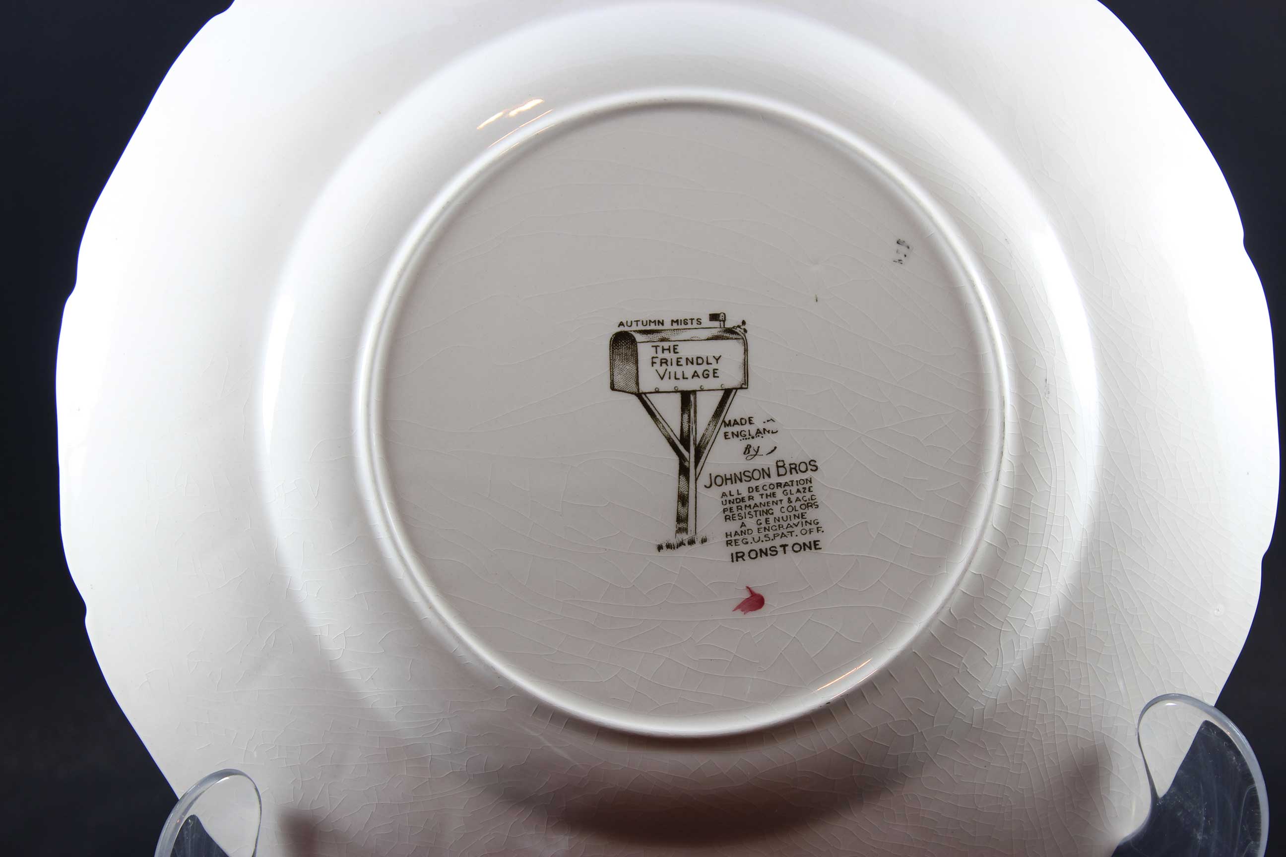 The Friendly Village, Johnson Brothers, Large Dinner Plate-Autumn Mists