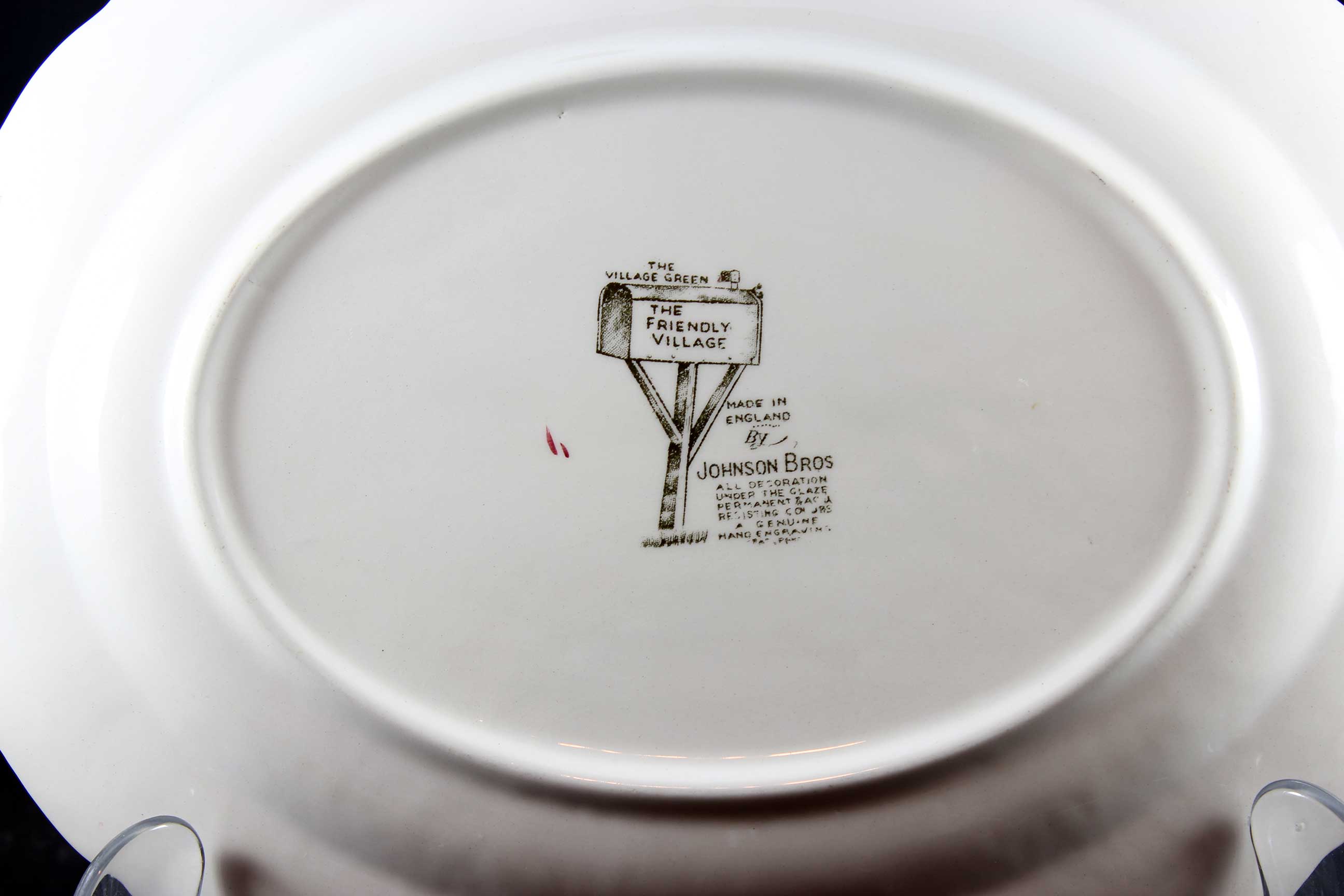 Friendly Village, Johnson Brothers, Serving Platter-The Village Green