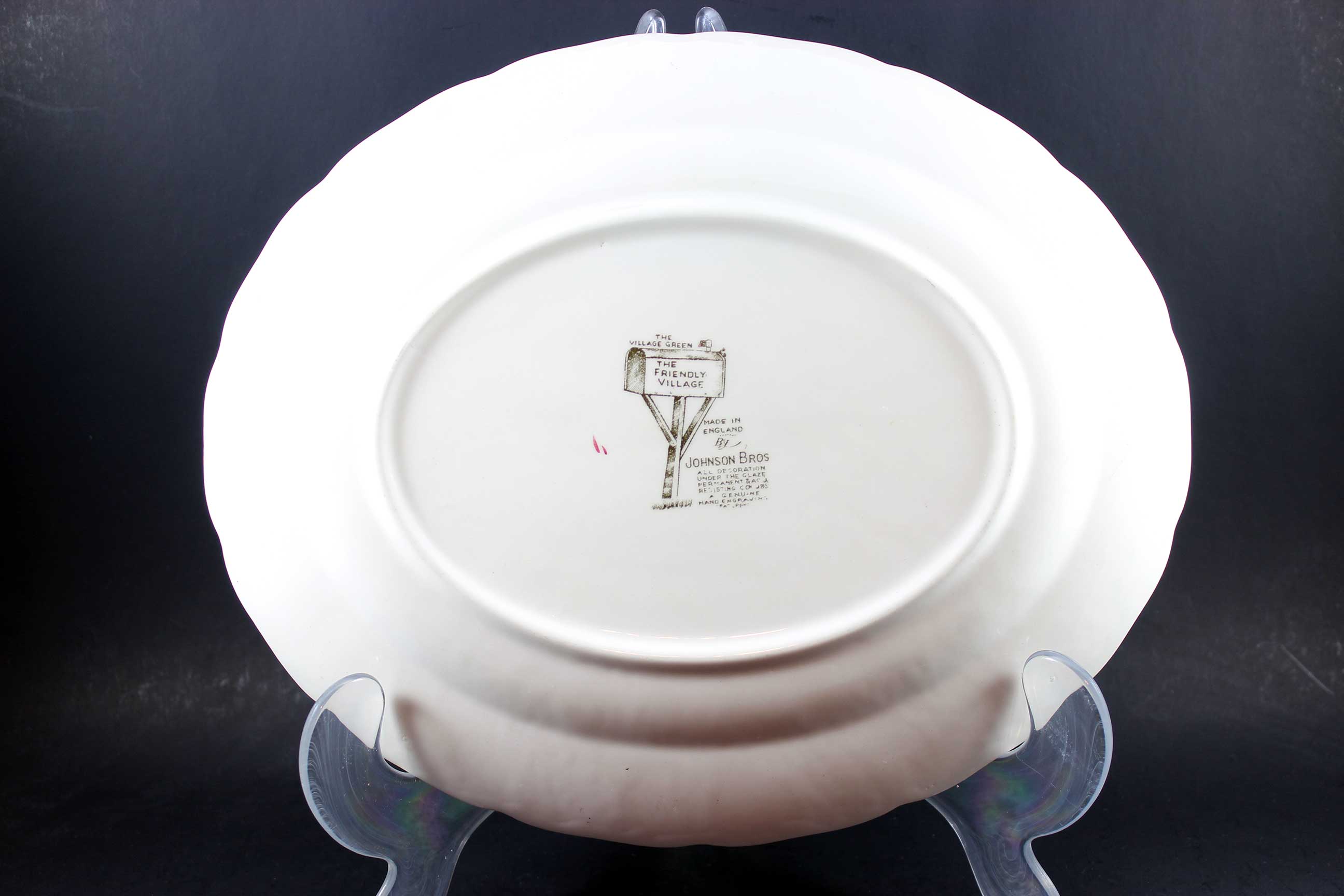 Friendly Village, Johnson Brothers, Serving Platter-The Village Green