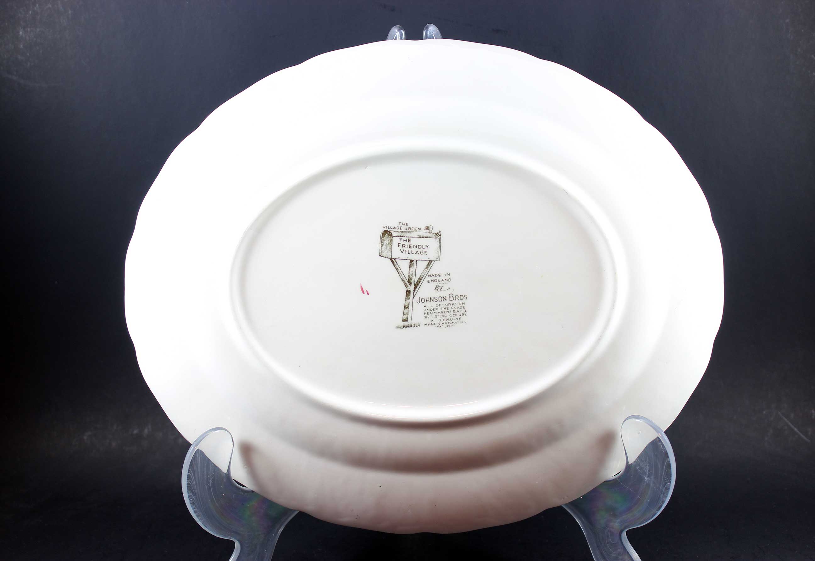 Friendly Village, Johnson Brothers, Serving Platter-The Village Green