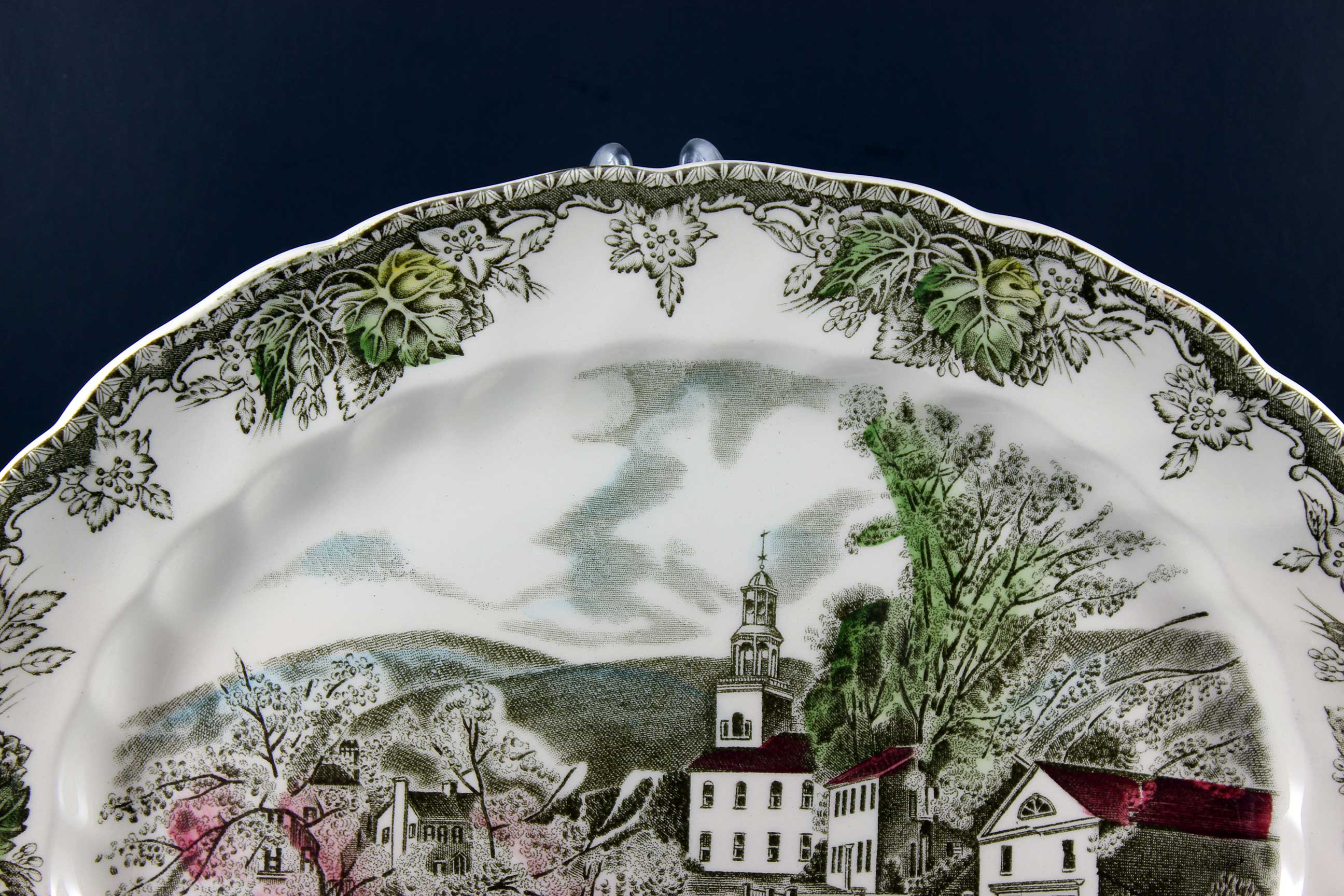 Friendly Village, Johnson Brothers, Serving Platter-The Village Green