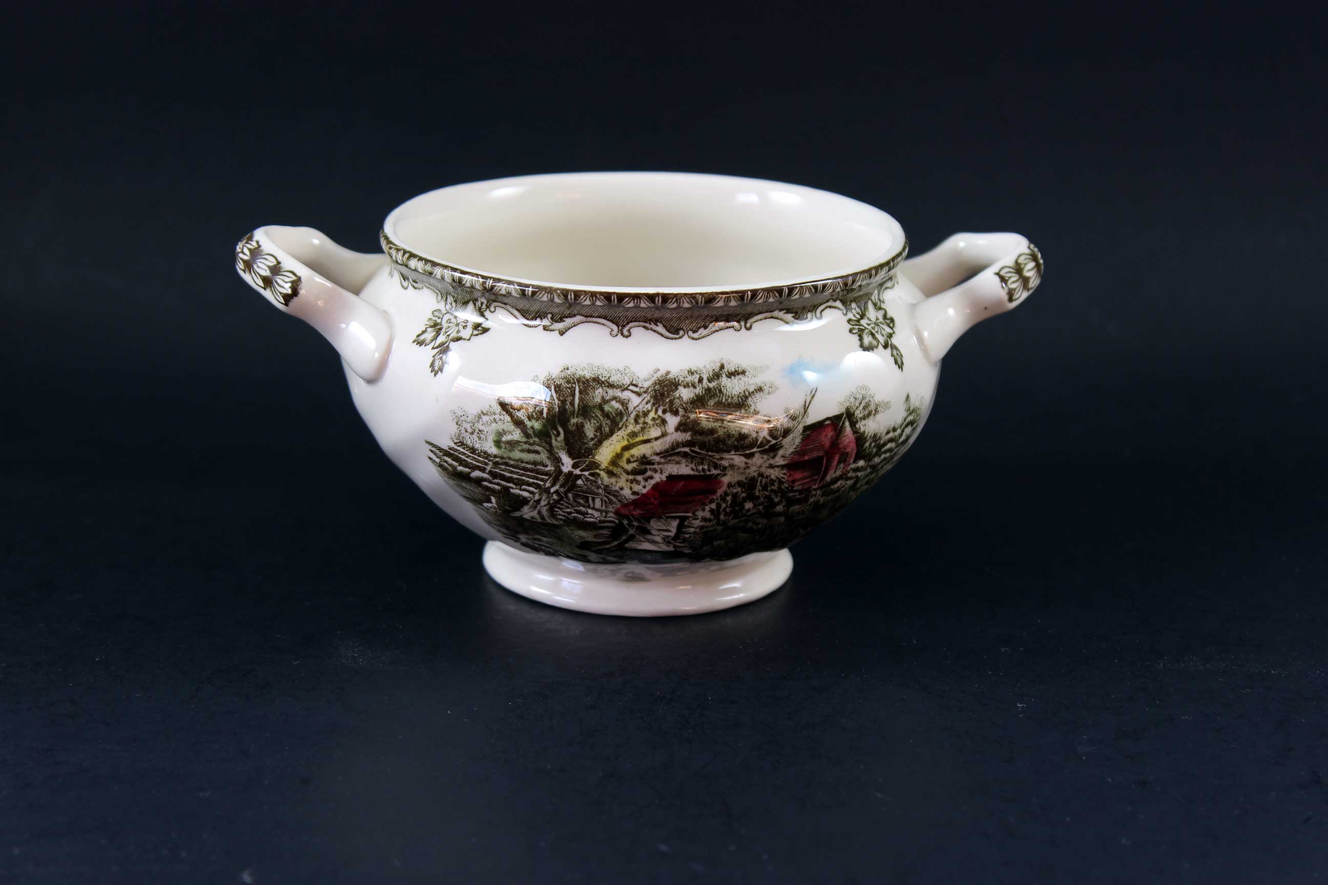 Friendly Village, Sugar Bowl and Creamer_7