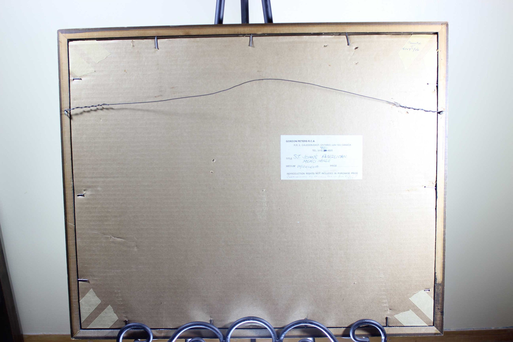 Gordon Peters Original Watercolour-St. John&