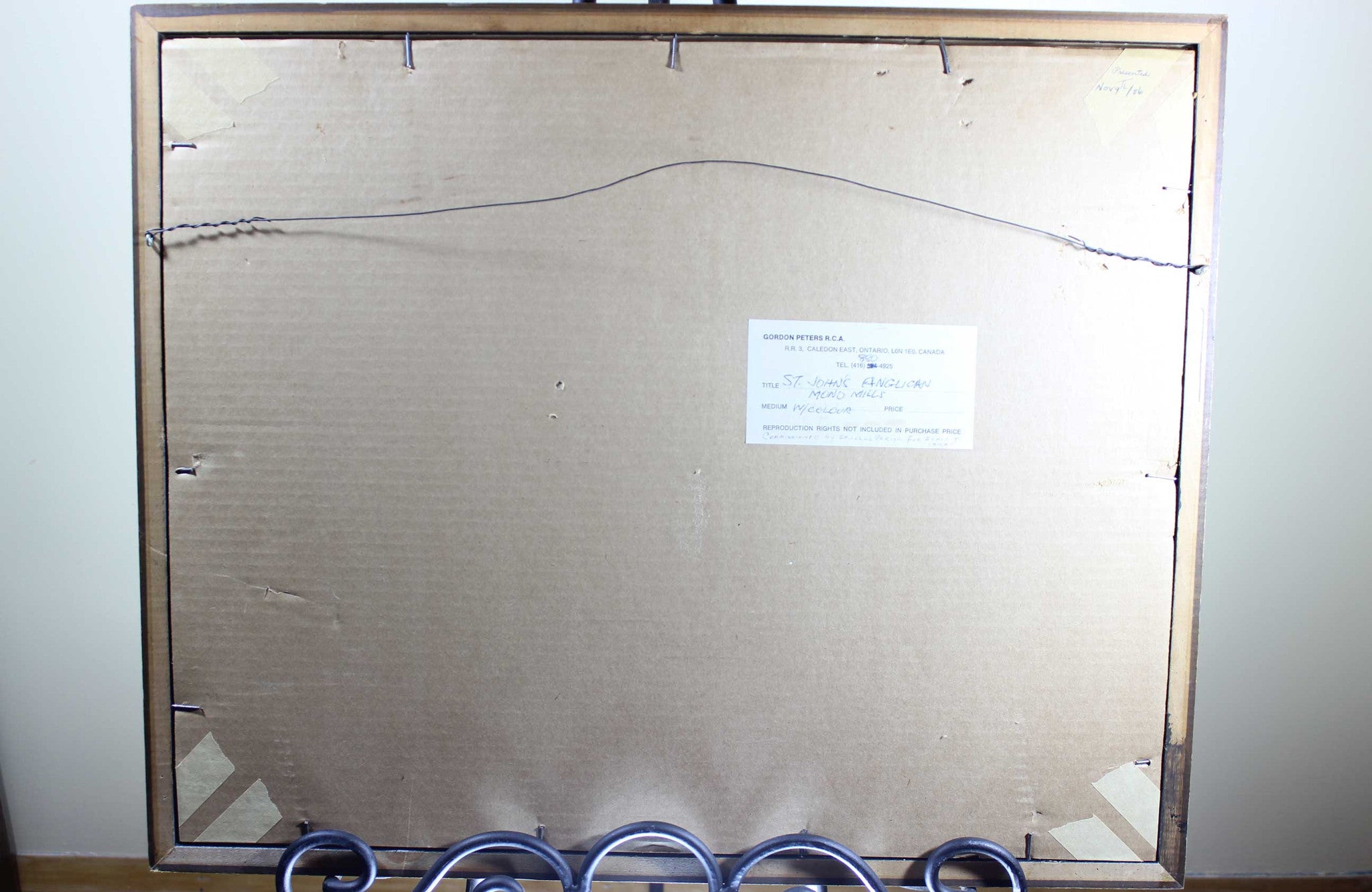 Gordon Peters Original Watercolour-St. John&