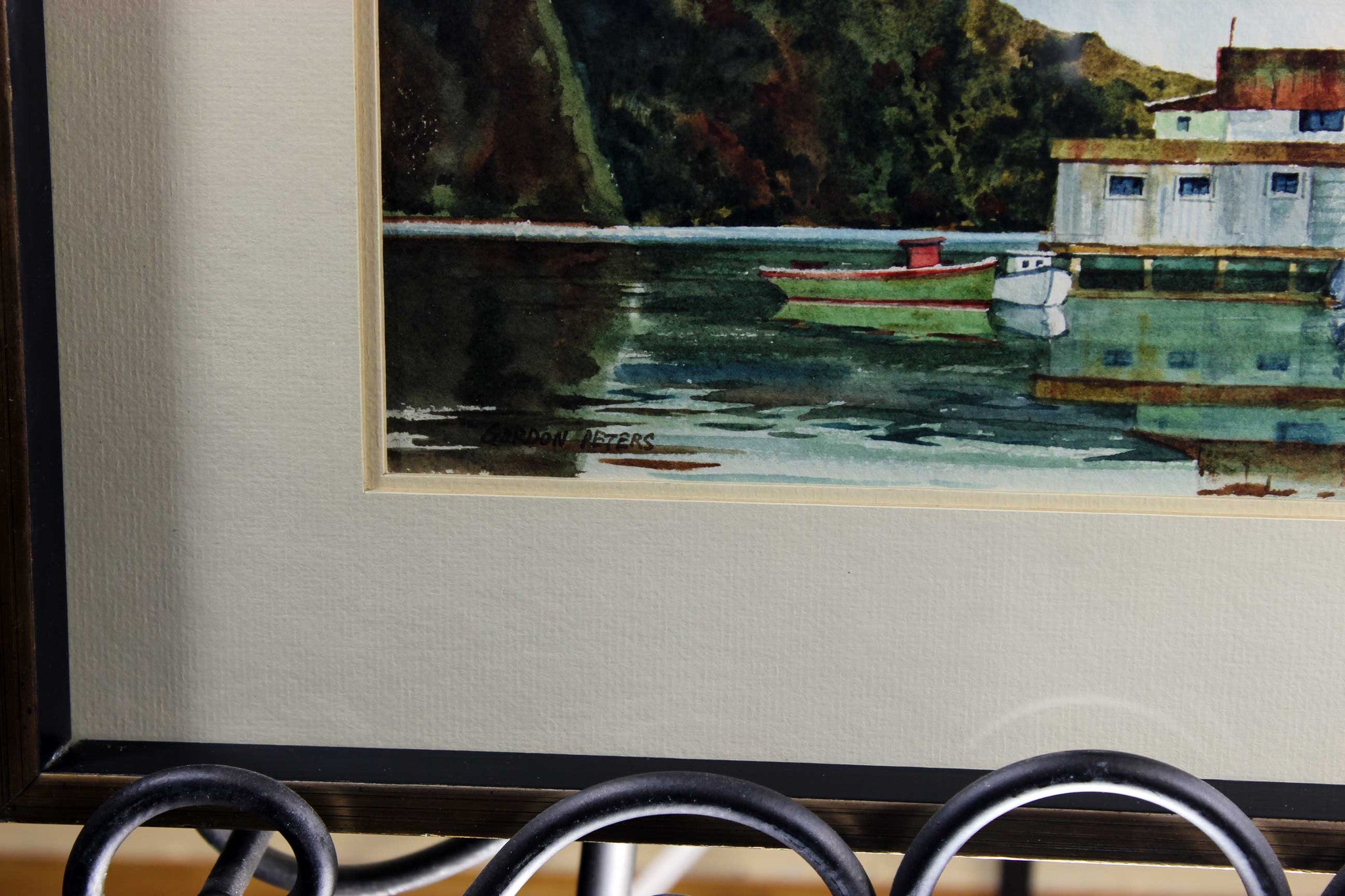 Gordon Peters Original Watercolour-Harbour