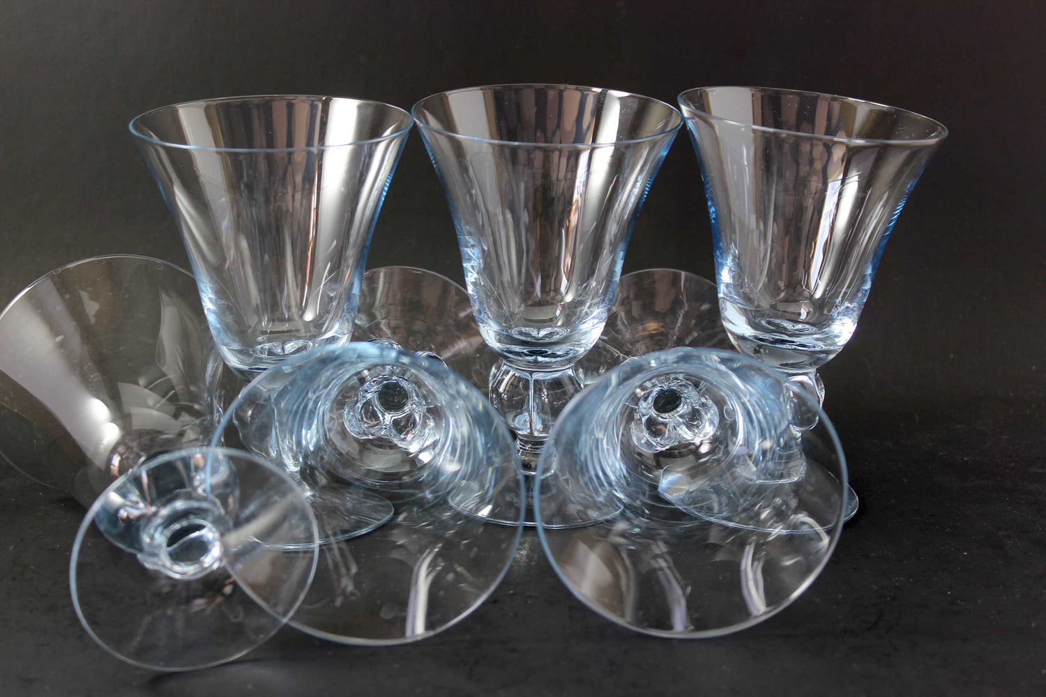 Gulli Blue Crystal Stemware by Swedish_Opening