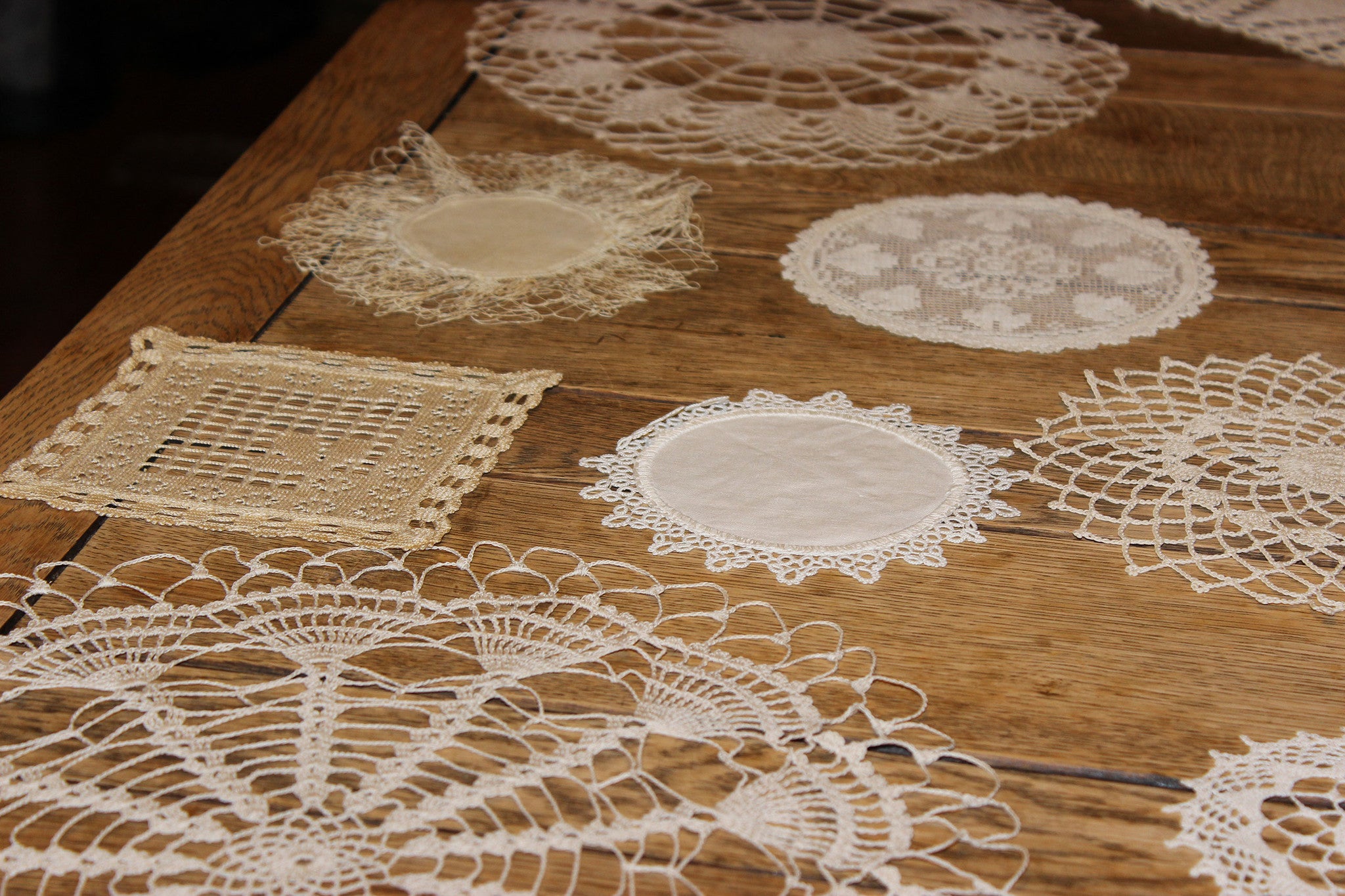 Handmade Antique Lace Doilies
