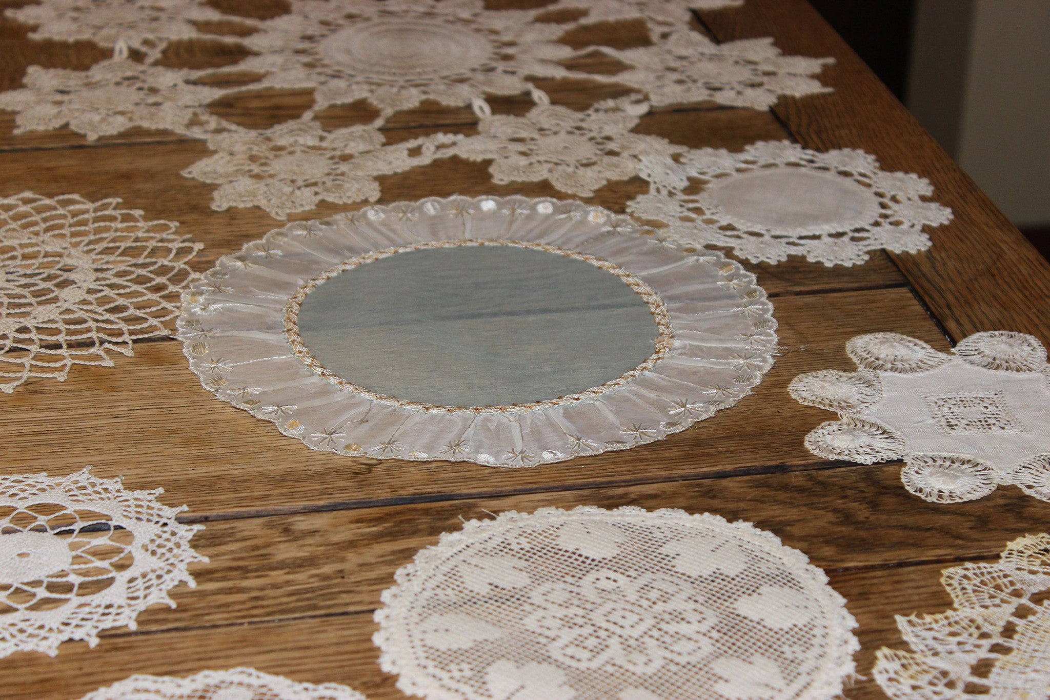 Handmade Antique Lace Doilies