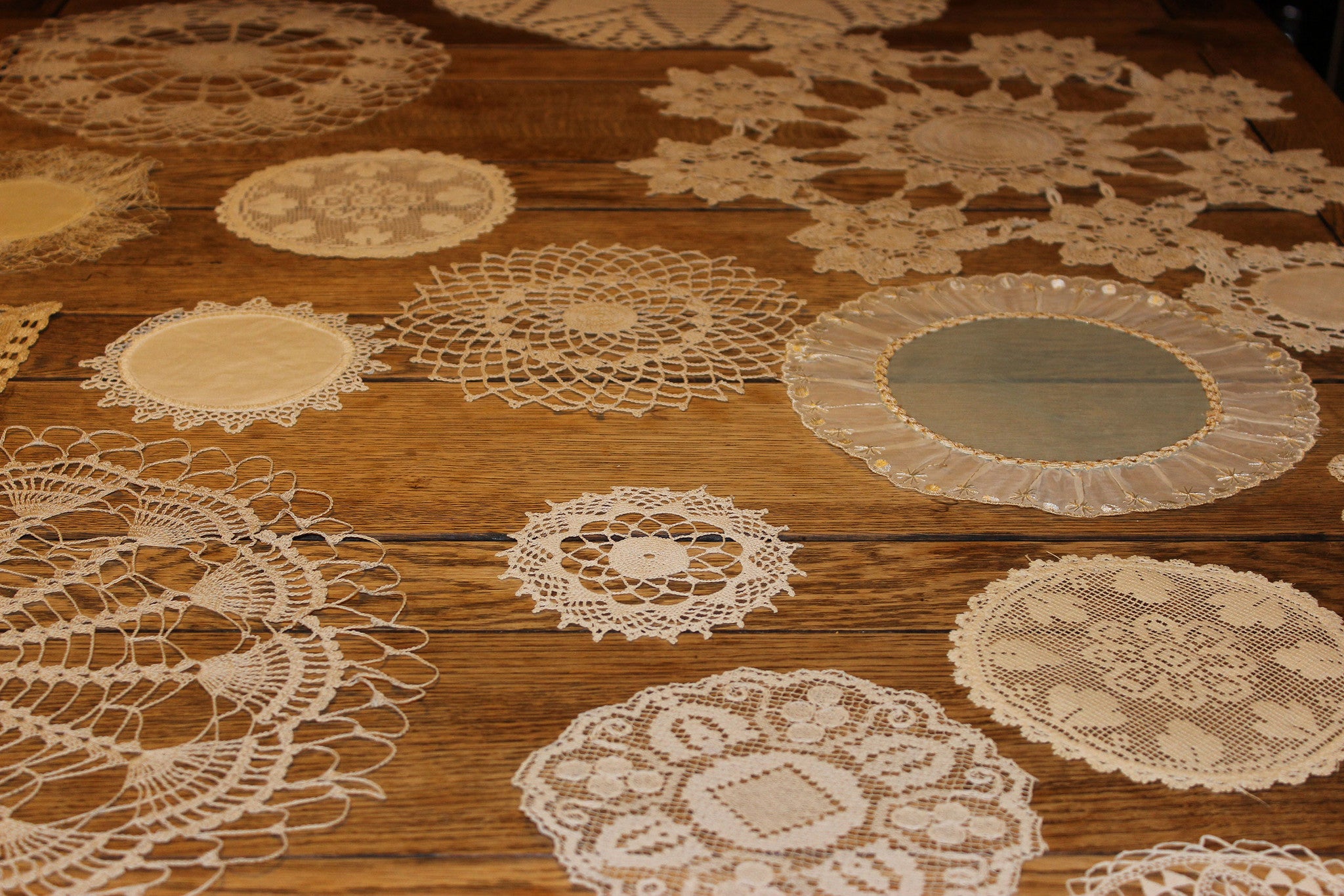 Handmade Antique Lace Doilies