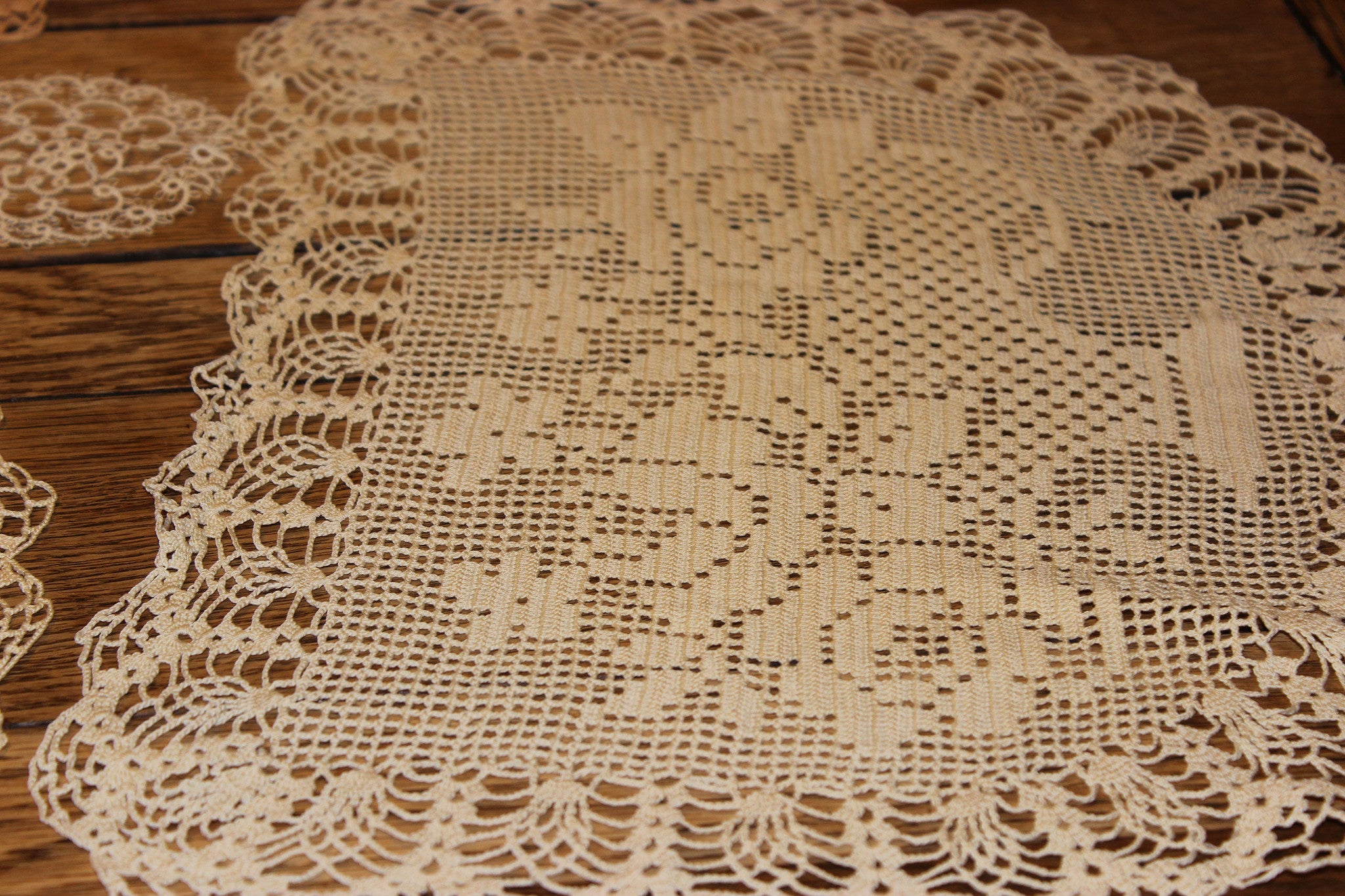 Handmade Antique Lace Doilies