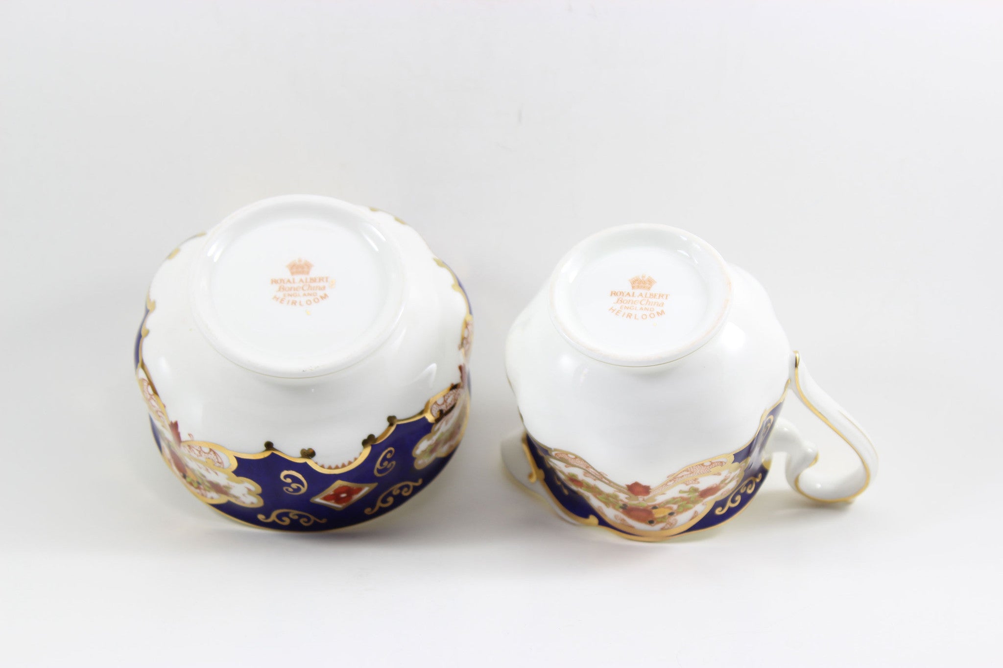 Royal Albert, Heirloom, Teapot, Cream, Sugar and Cake Plate