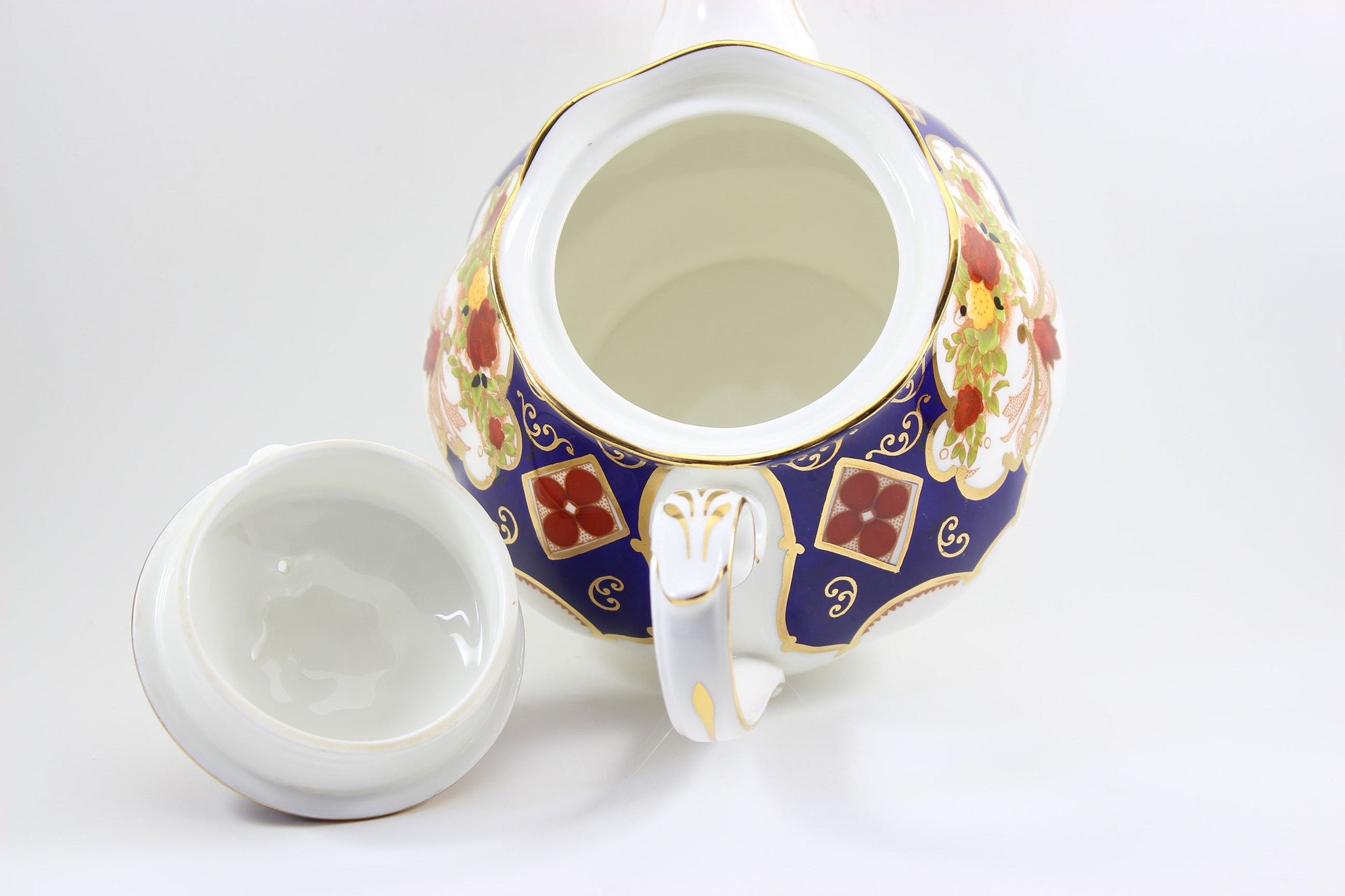 Royal Albert, Heirloom, Teapot, Cream, Sugar and Cake Plate