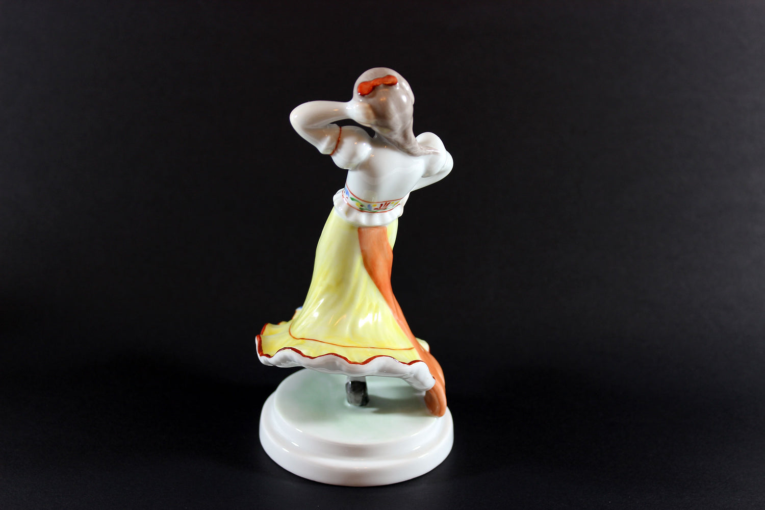 Herend Hungary, Dancing Girl Figurine