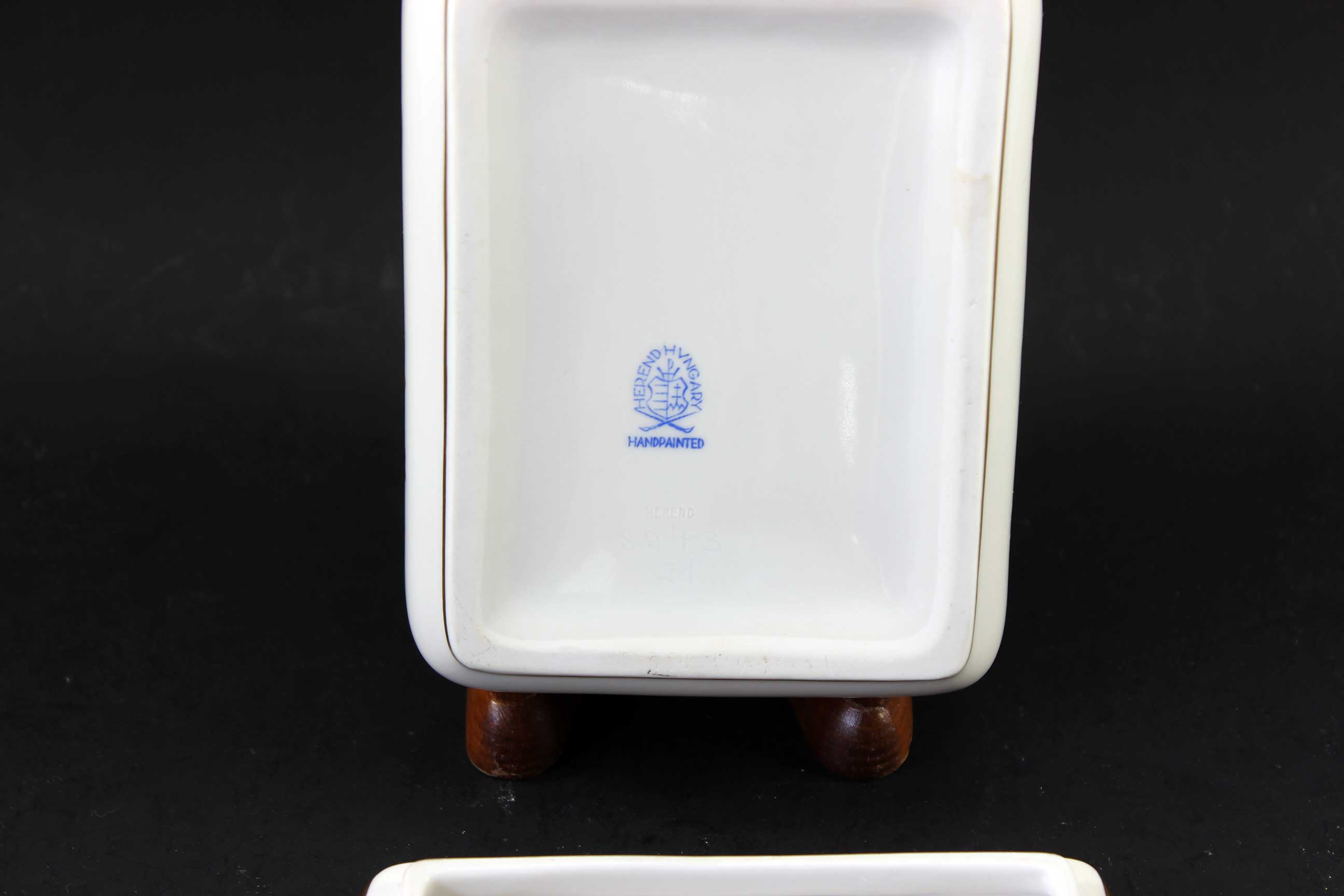 Herend Hungary Hand Painted Trinket Dish