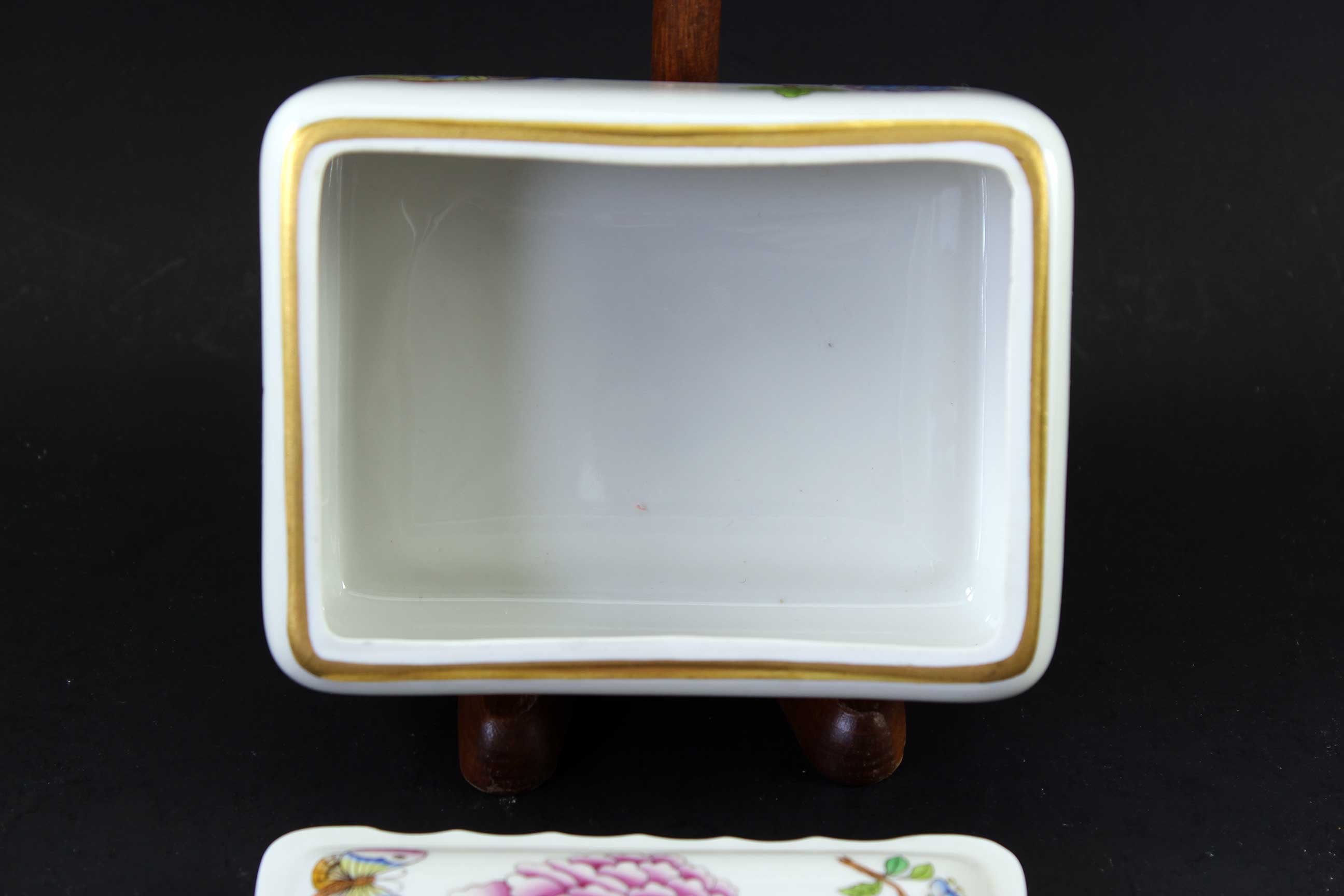 Herend Hungary Hand Painted Trinket Dish