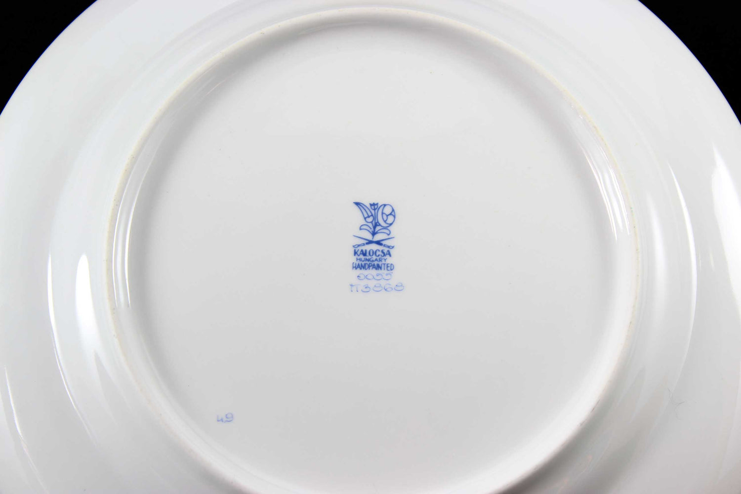 Kalocsa Hungary, Handpainted Wall Plate, Traditional Pattern