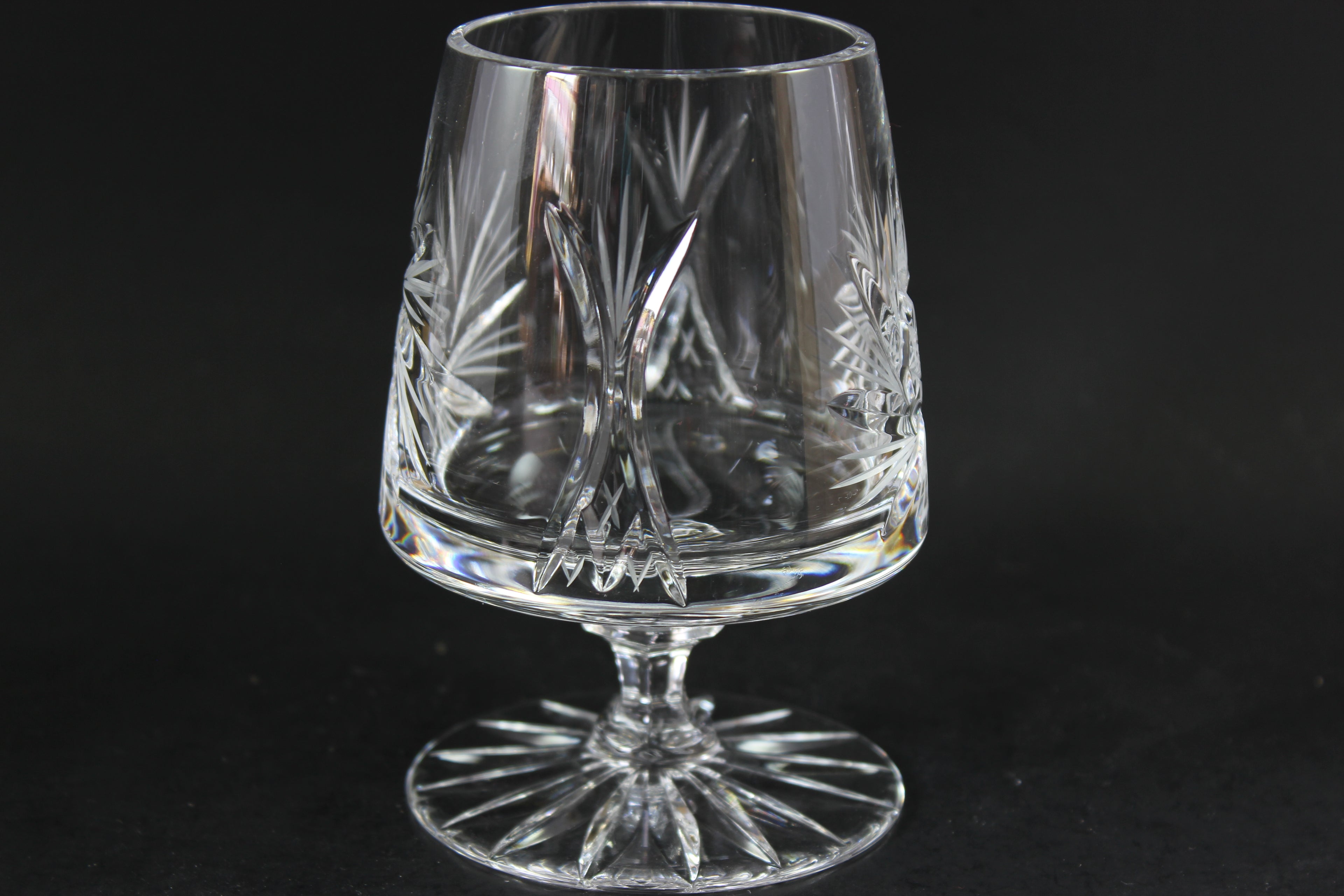Pinwheel Crystal, Short Wine Glasses