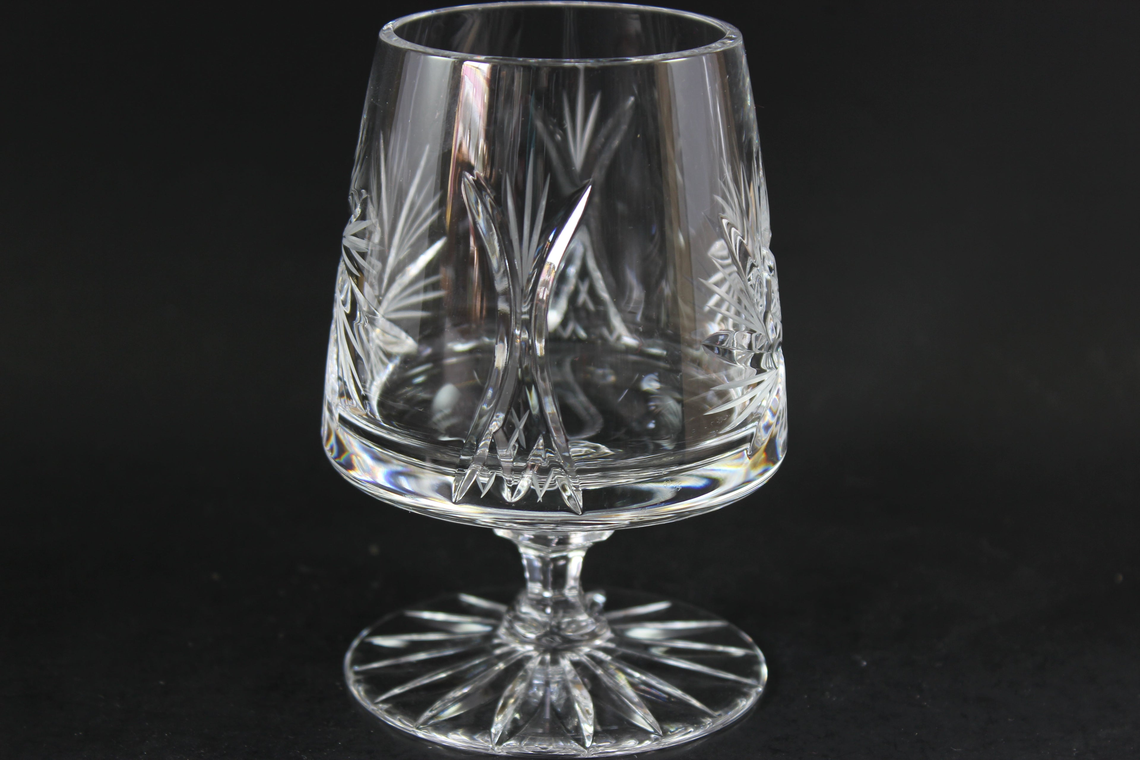 Pinwheel Crystal, Short Wine Glasses