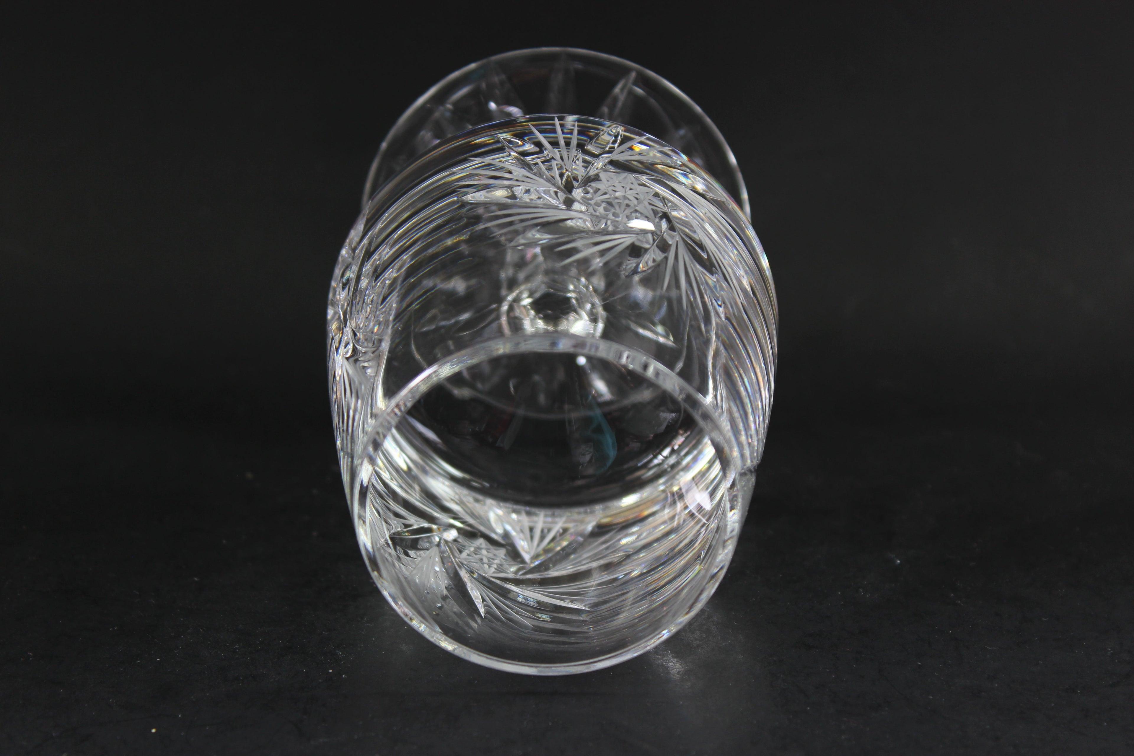 Pinwheel Crystal, Short Wine Glasses