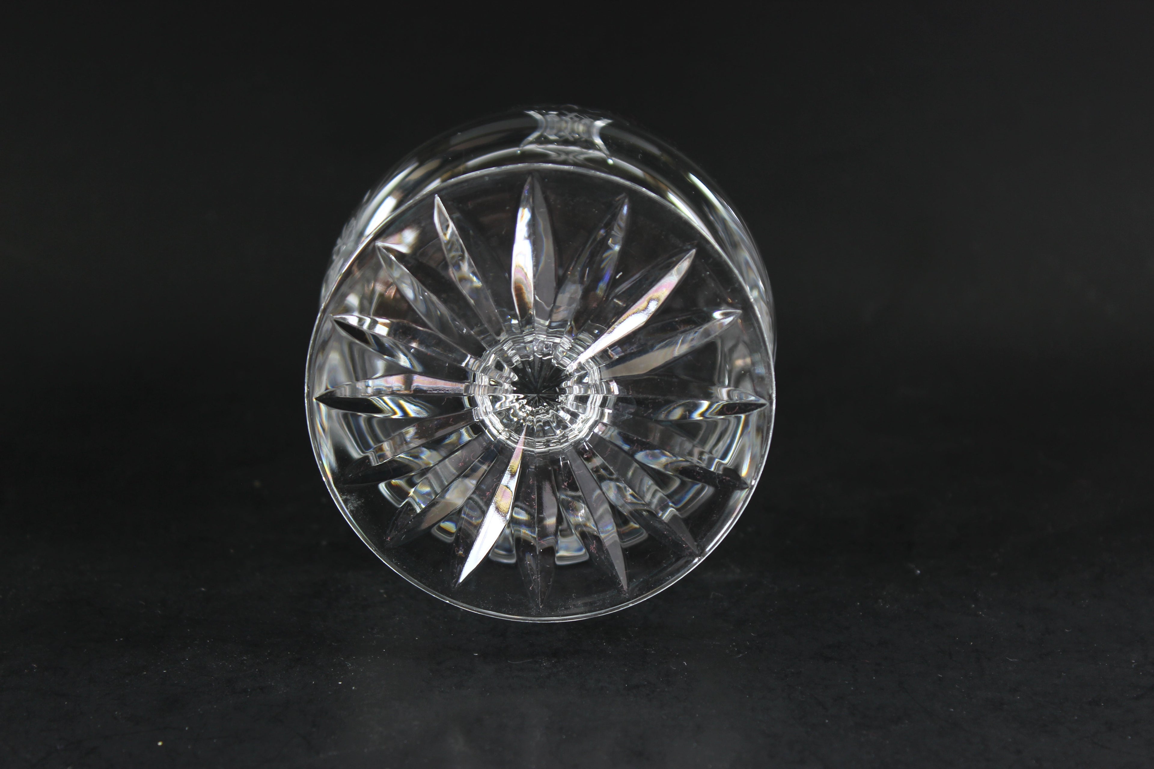 Pinwheel Crystal, Short Wine Glasses