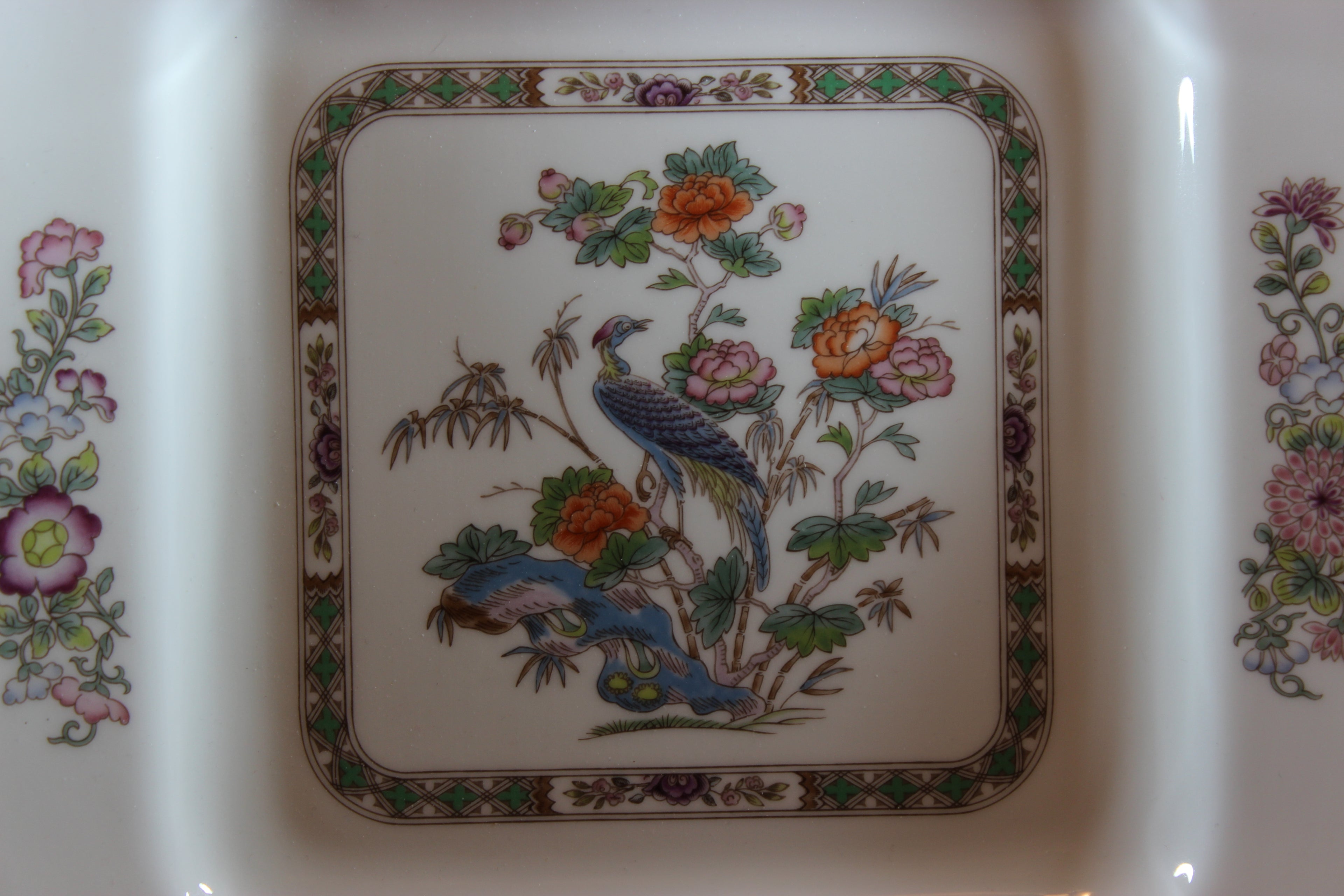 Wedgwood Kutani Crane Cake Plate