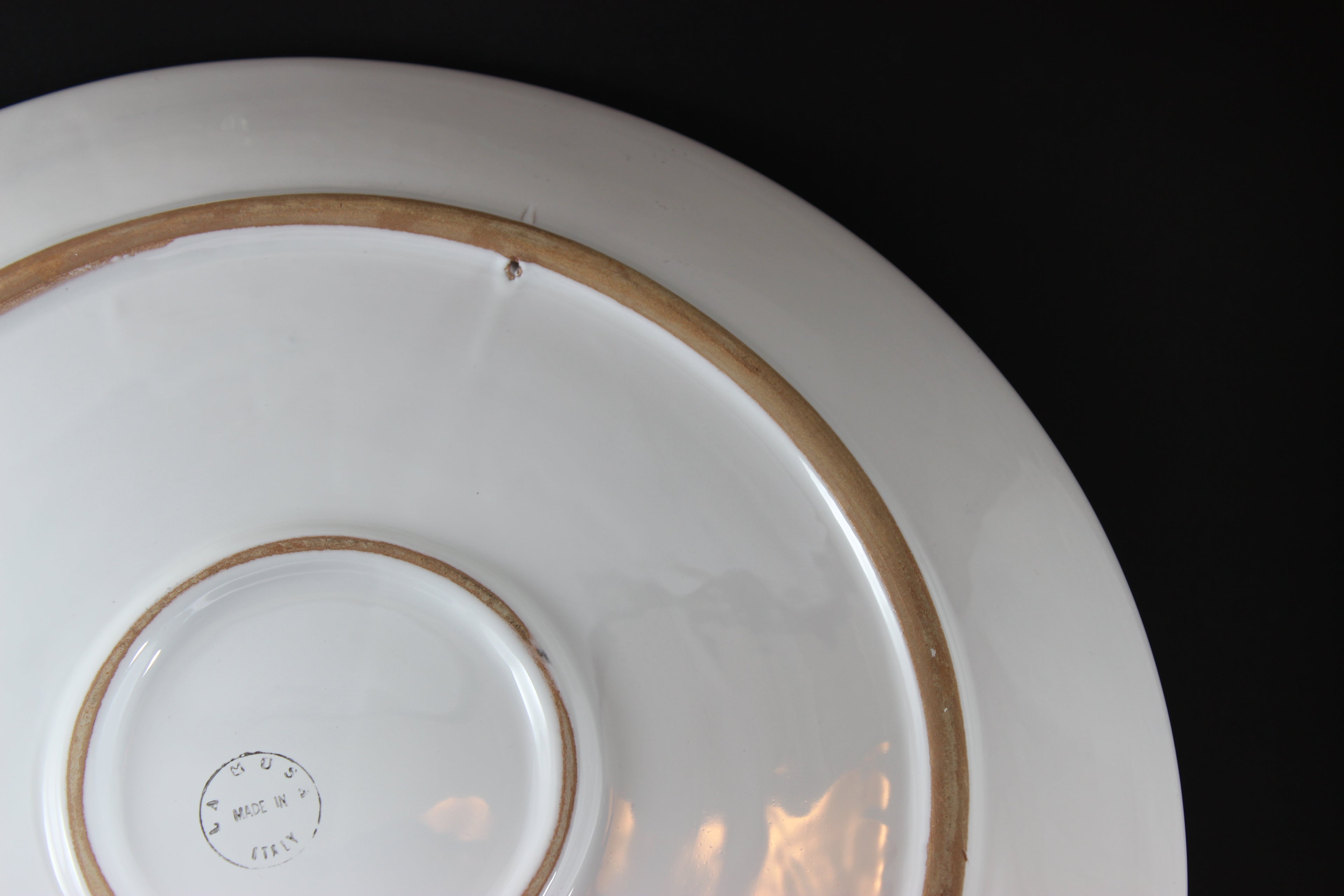 La Musa, Large Decorative Platter, Fishermen