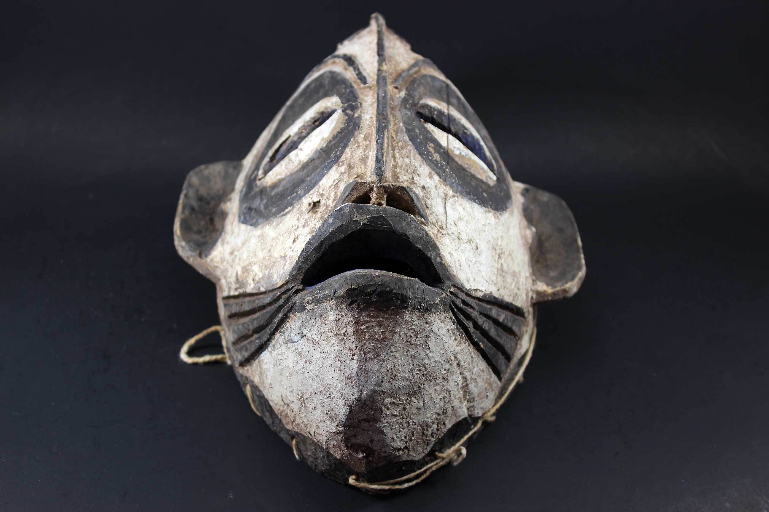 Igbo Carved Wooden Mask, Nigeria