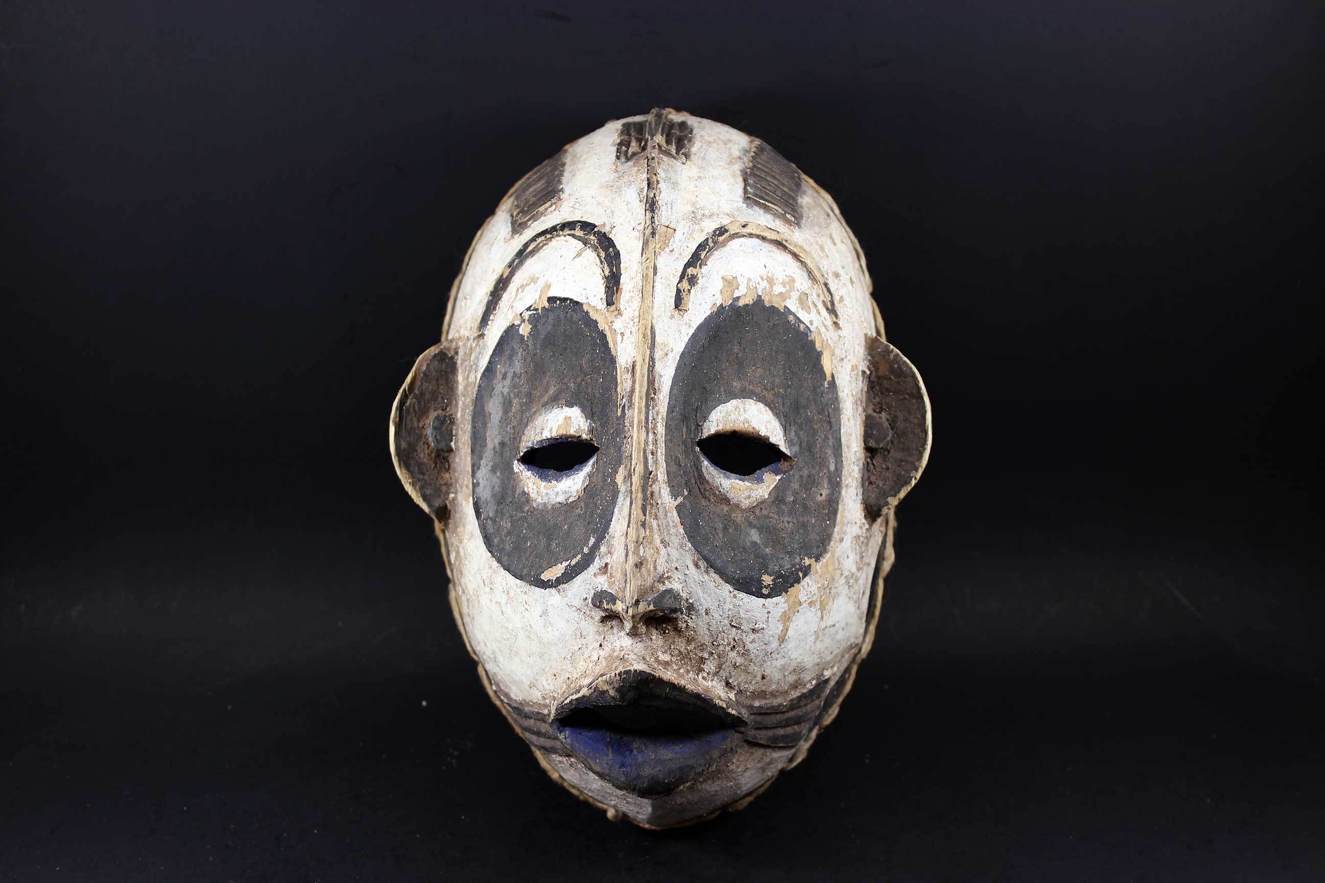 Igbo Carved Wooden Mask, Nigeria