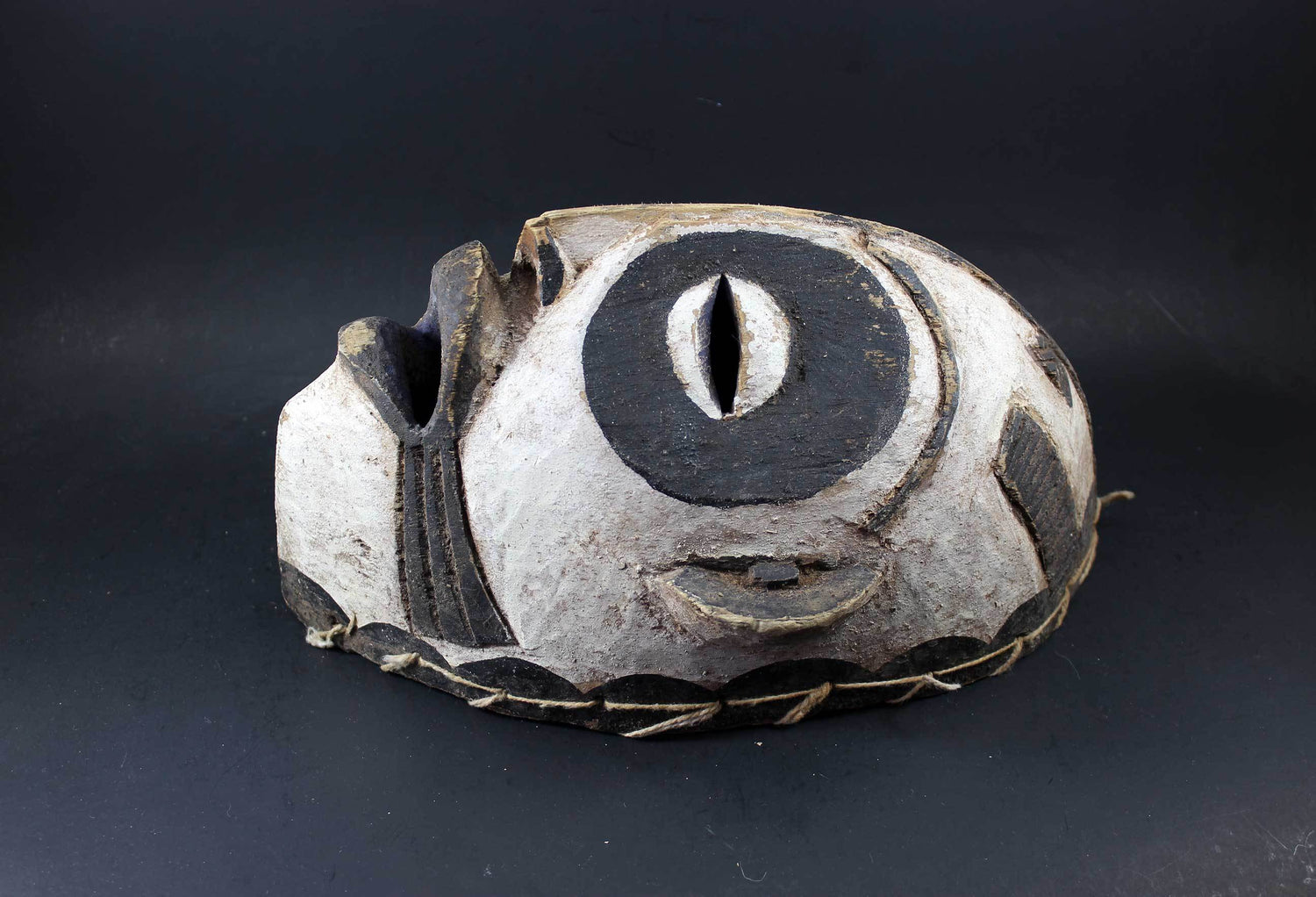 Igbo Carved Wooden Mask, Nigeria