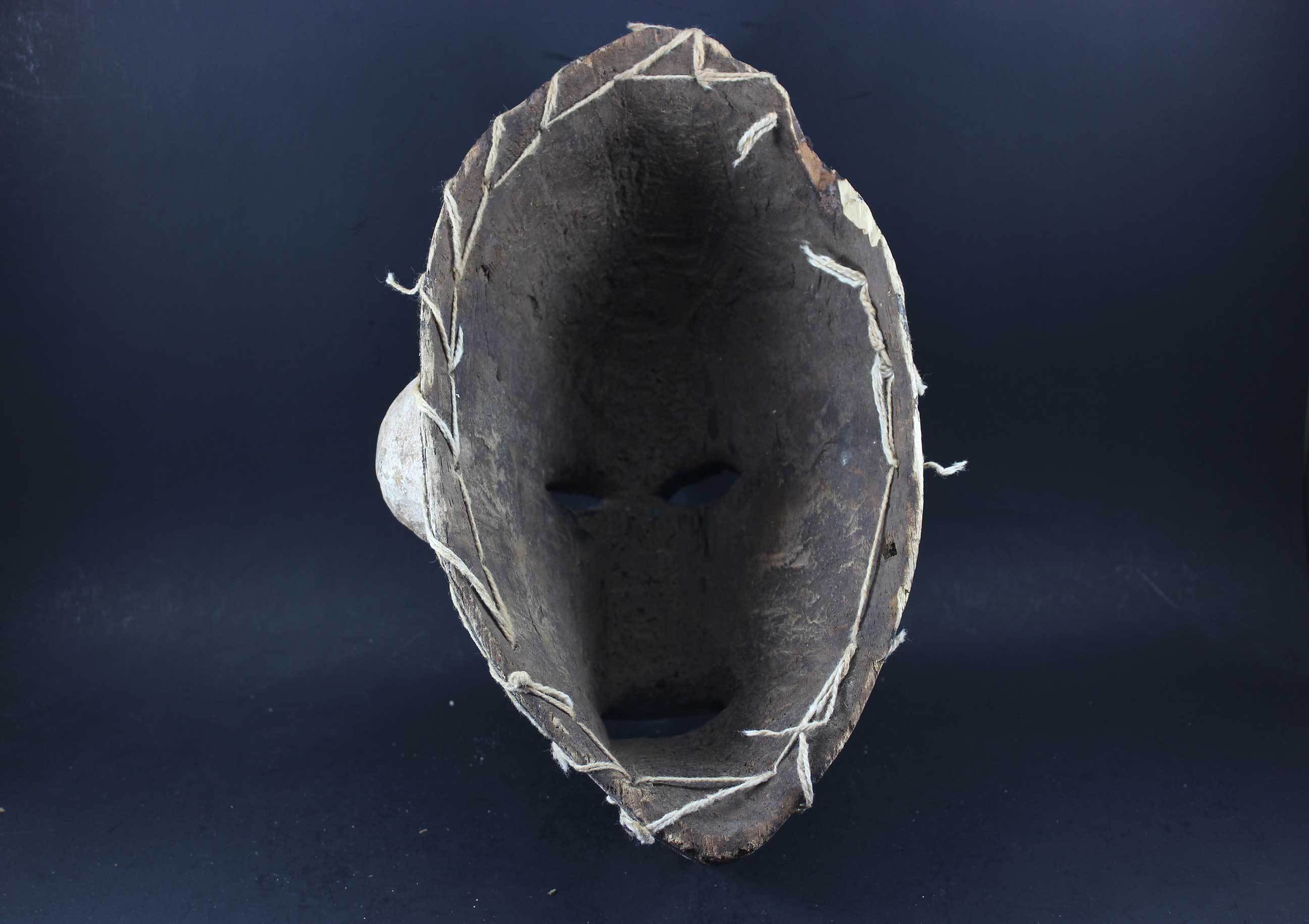 Igbo Carved Wooden Mask, Nigeria