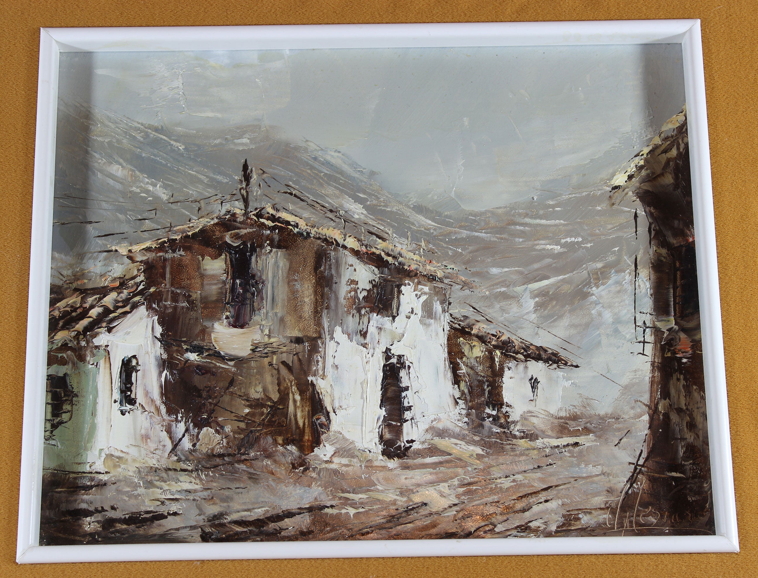 Iglesias, Vintage Painting