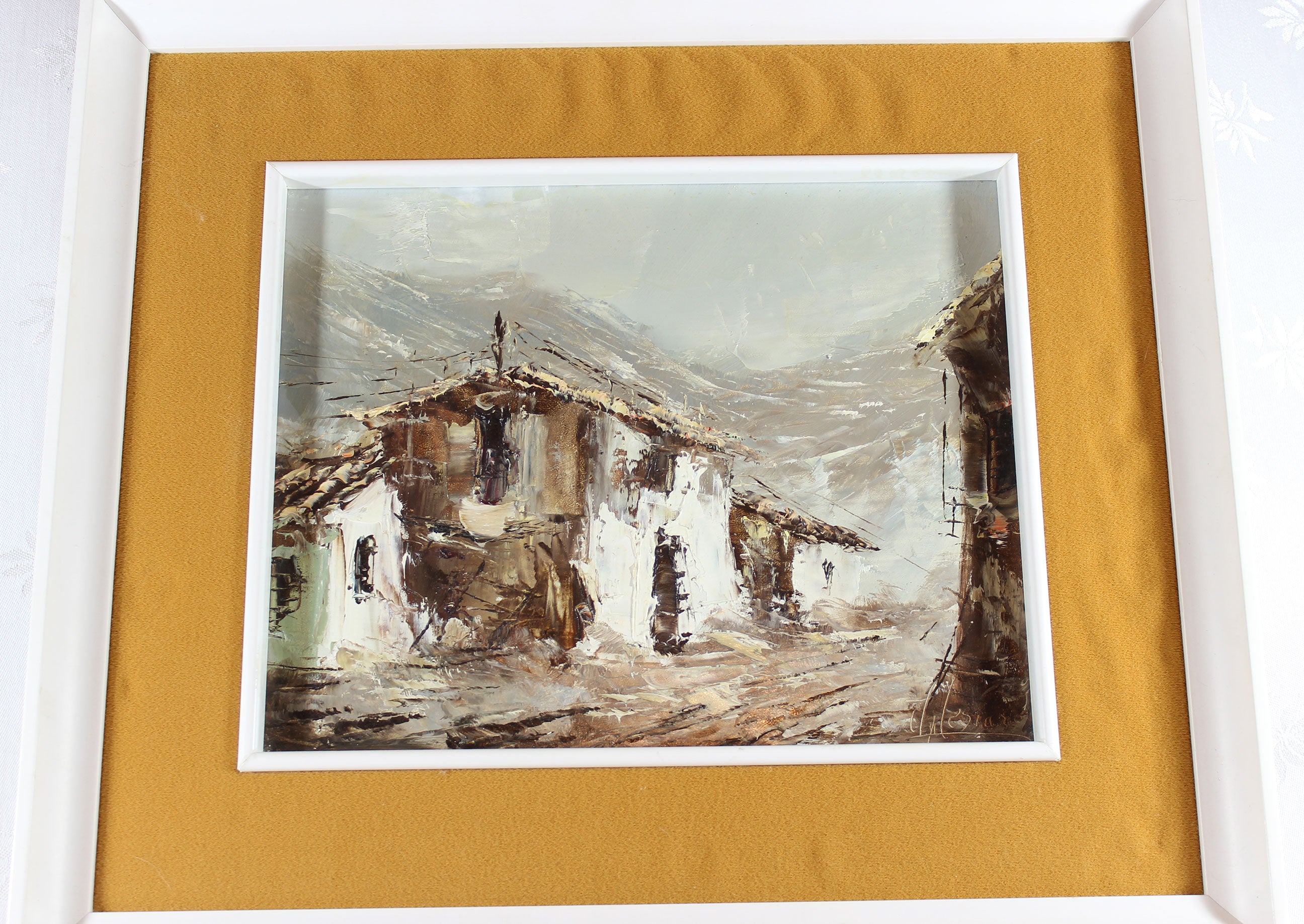 Iglesias, Vintage Painting