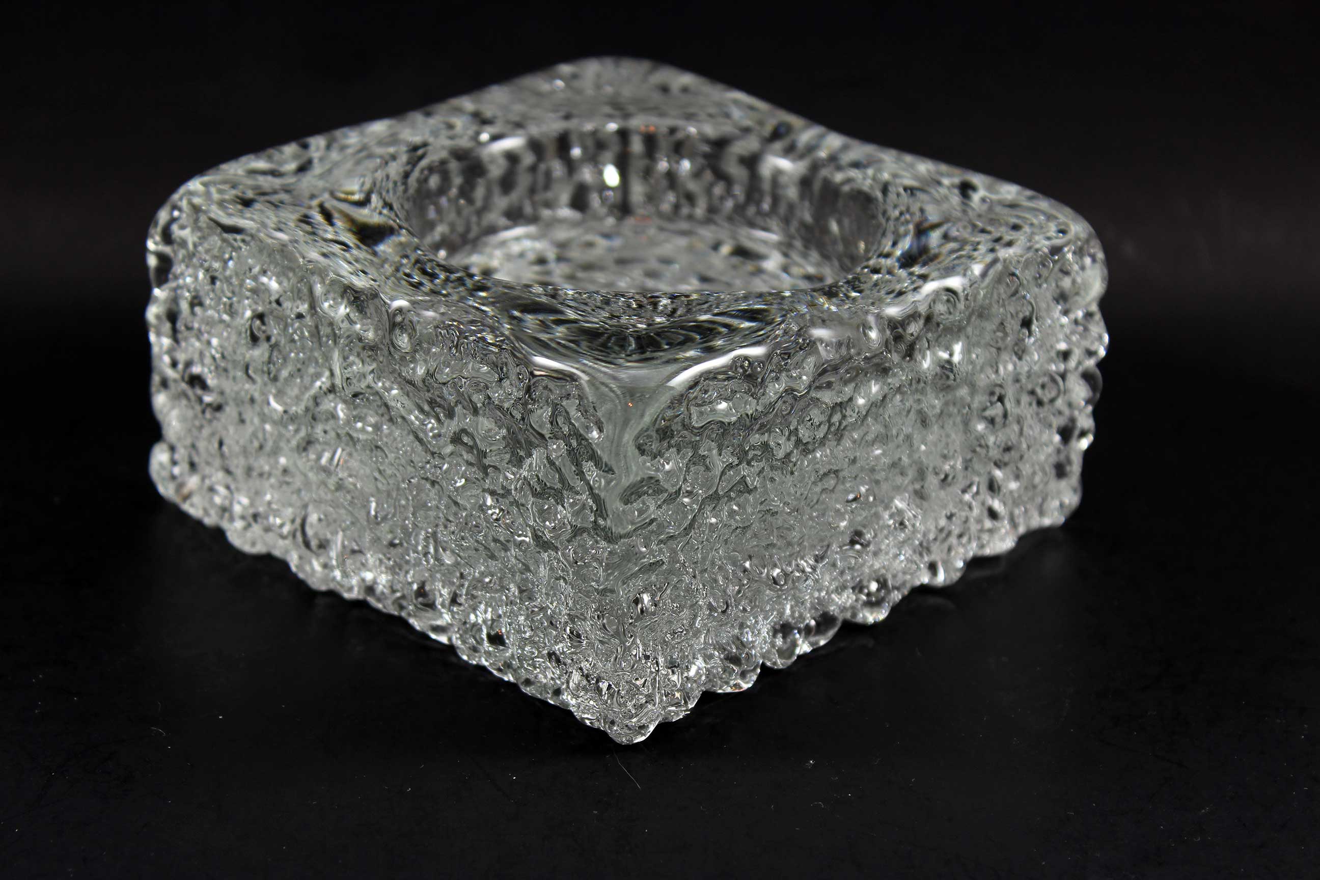 Iittala Square Crystal Ashtray