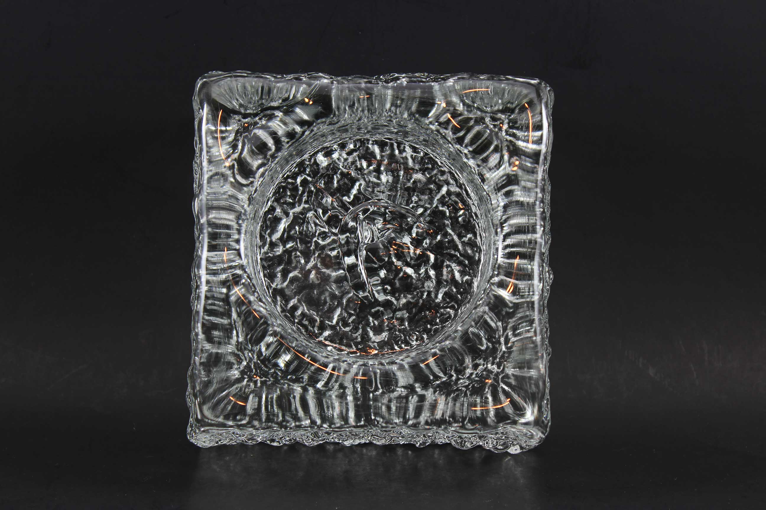 Iittala Square Crystal Ashtray