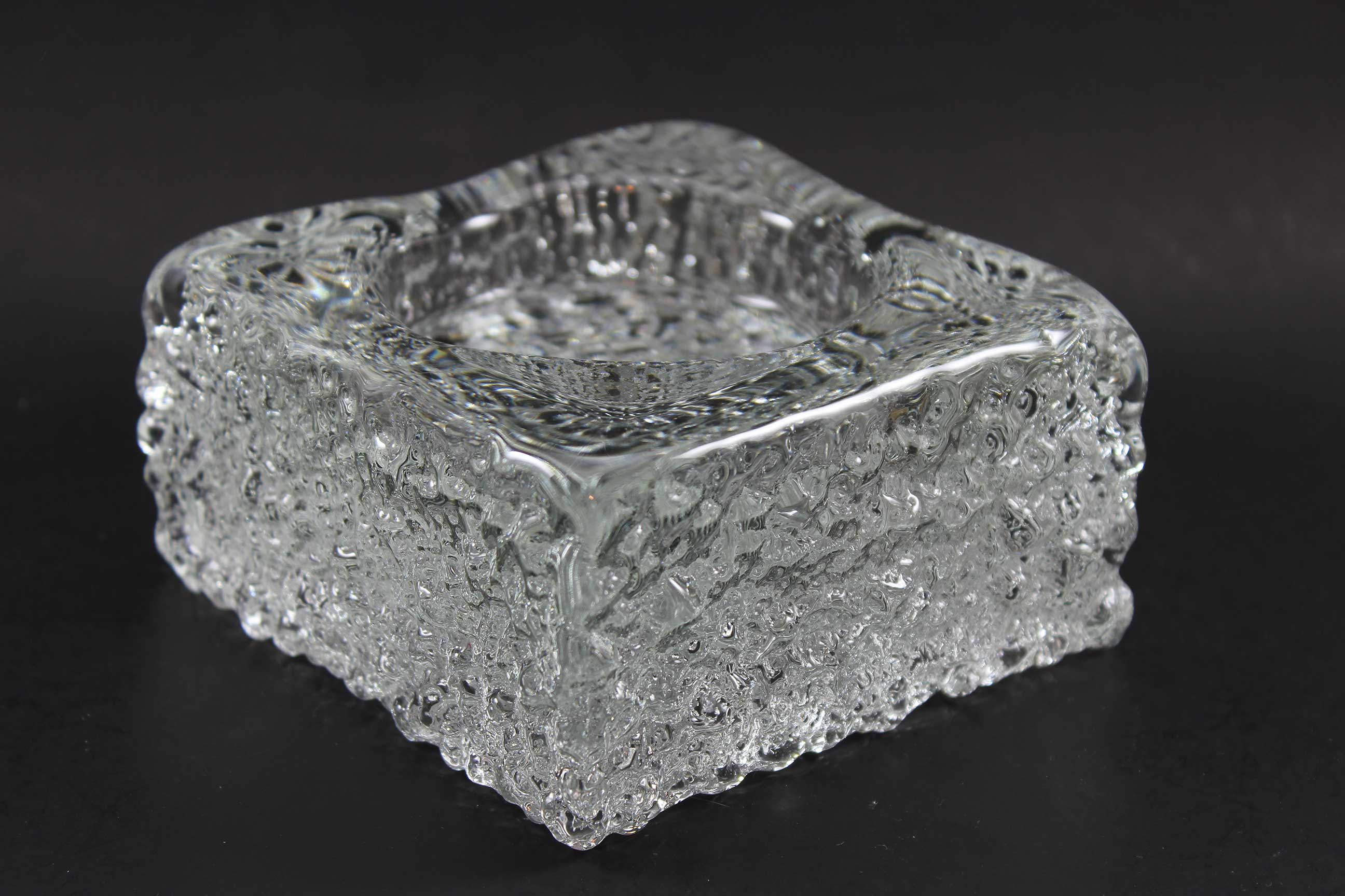 Iittala Square Crystal Ashtray