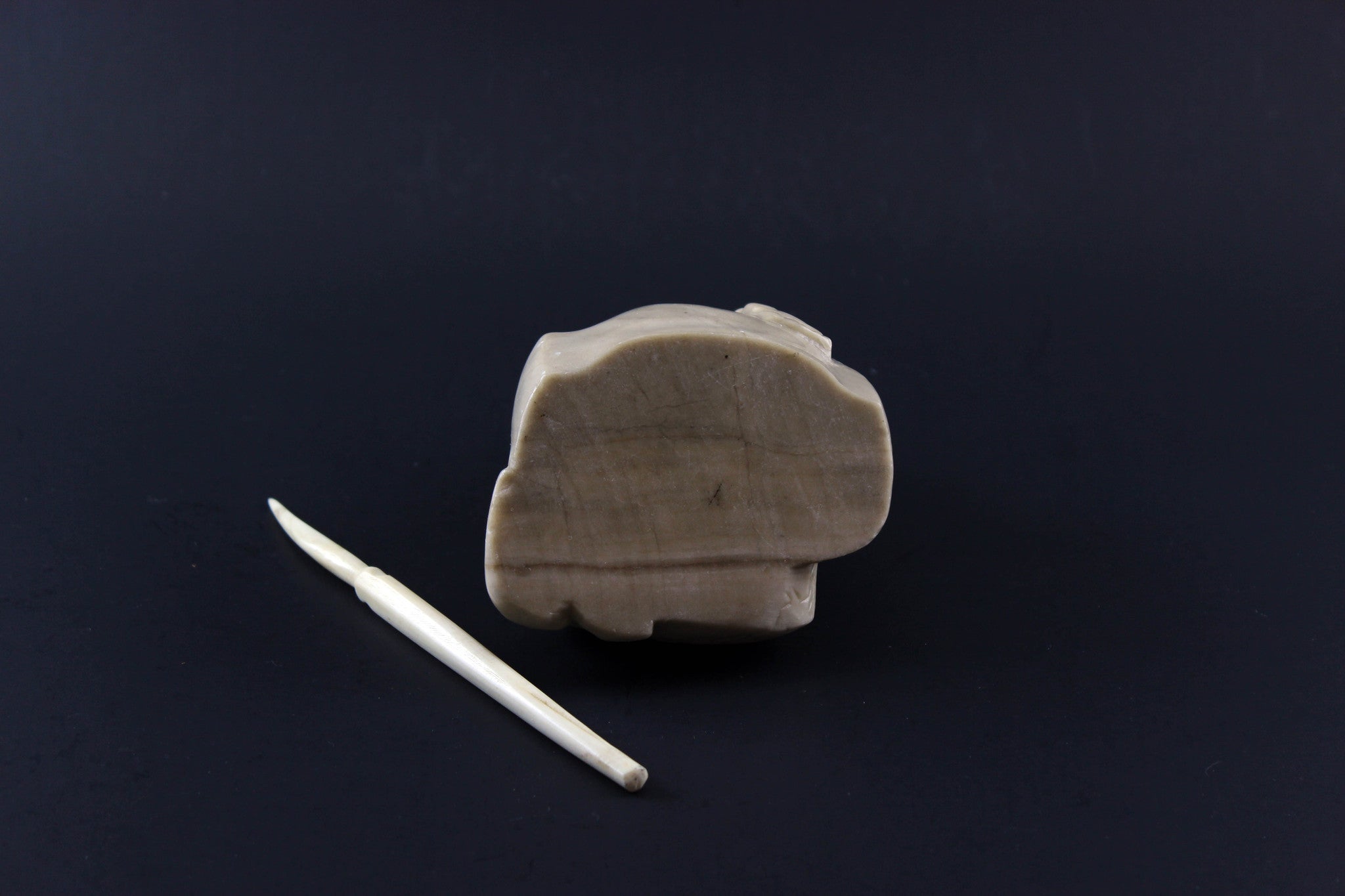 Native American Alabaster Sculpture Navajo Woman