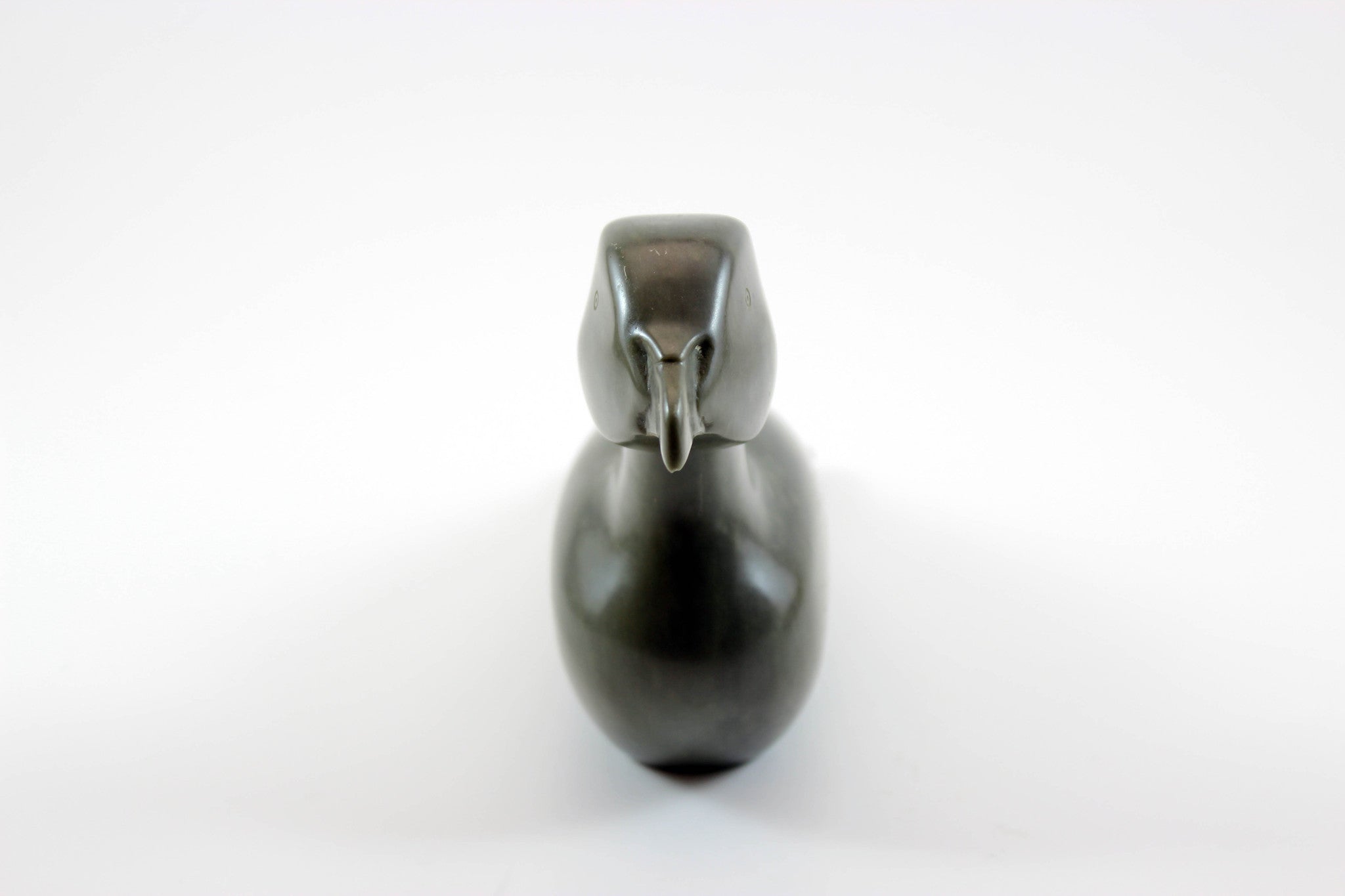 Inuit Soapstone Sculpture Arctic Water Bird