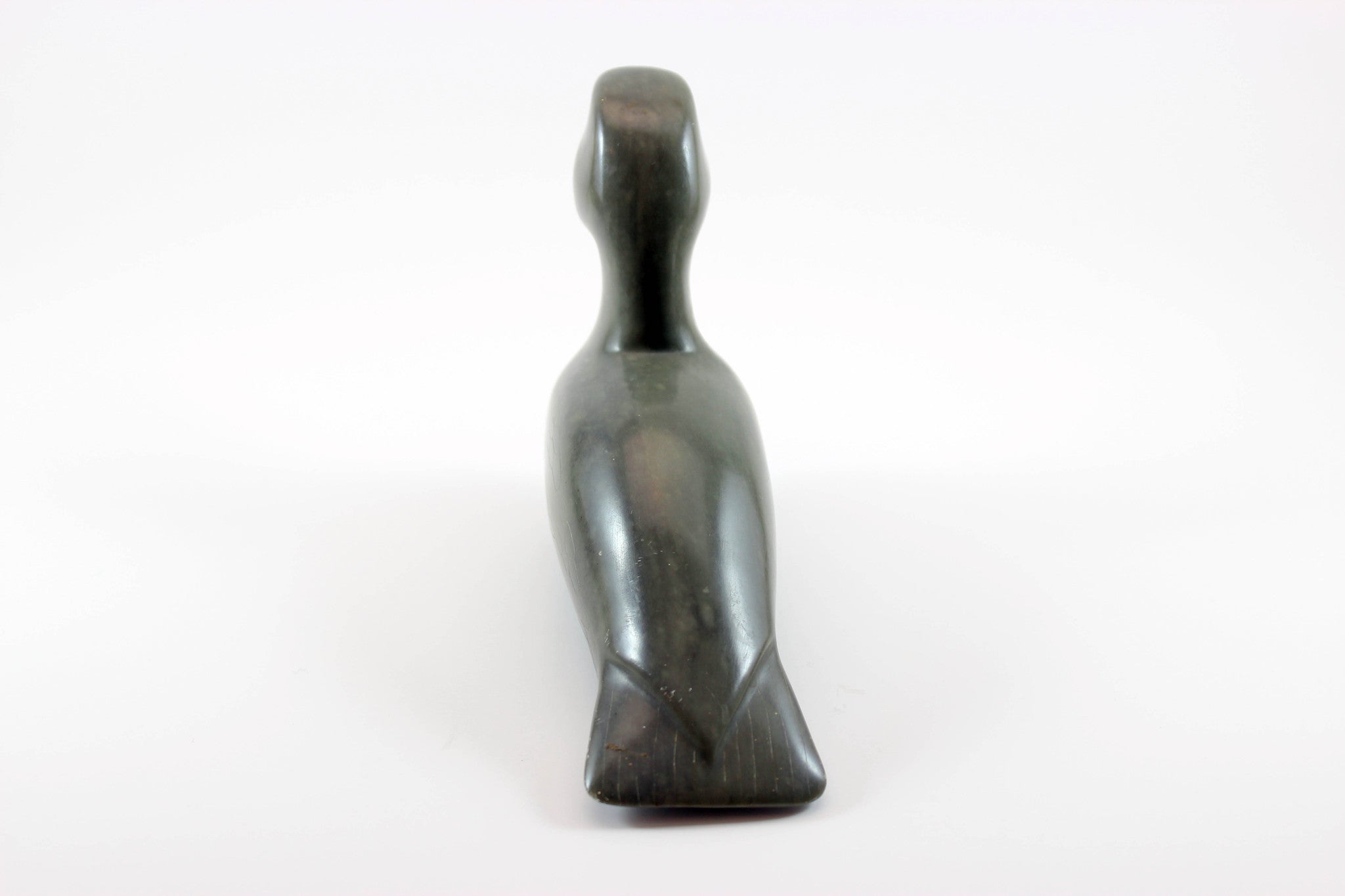 Inuit Soapstone Sculpture Arctic Water Bird