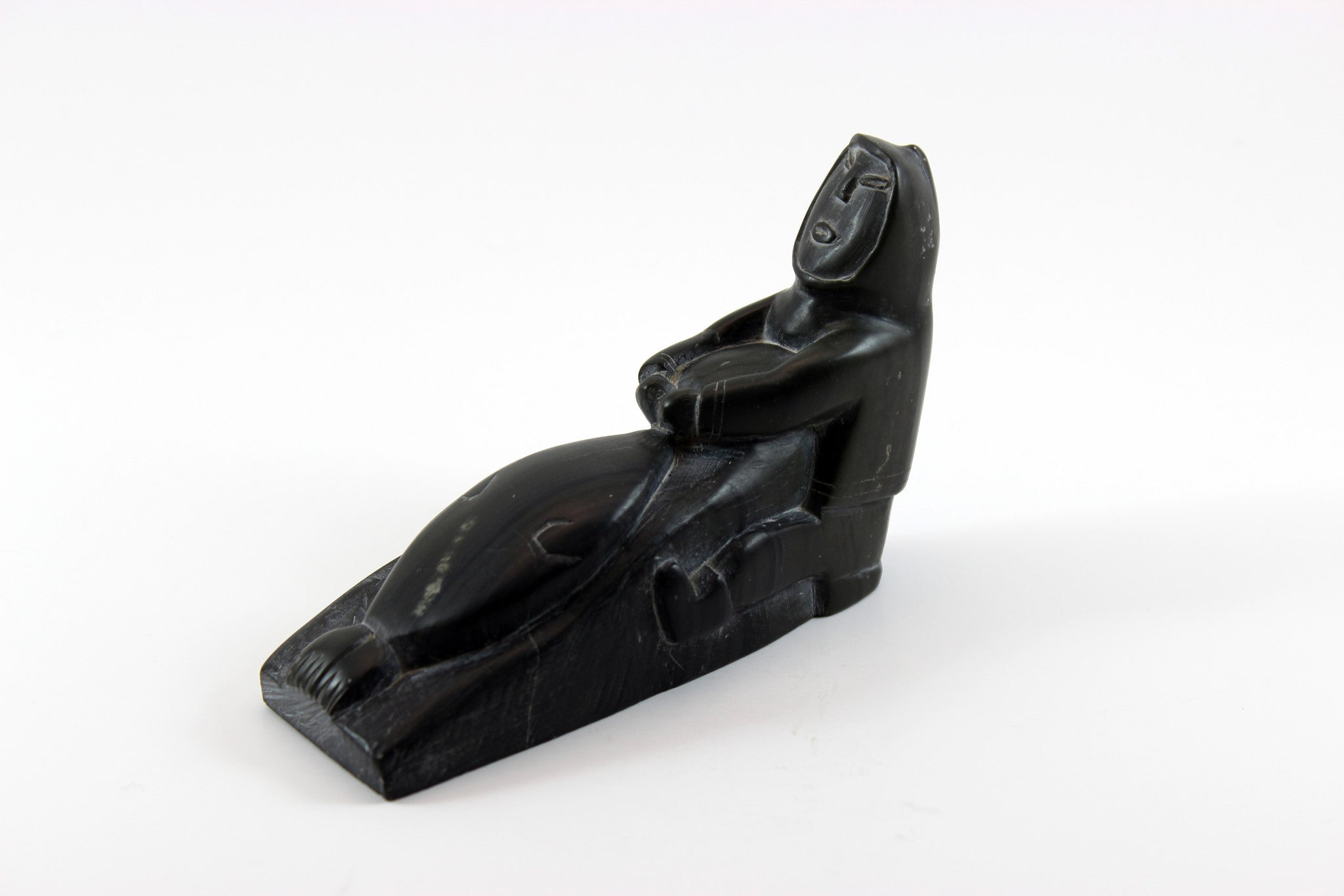 Inuit Soapstone Sculpture Hunter