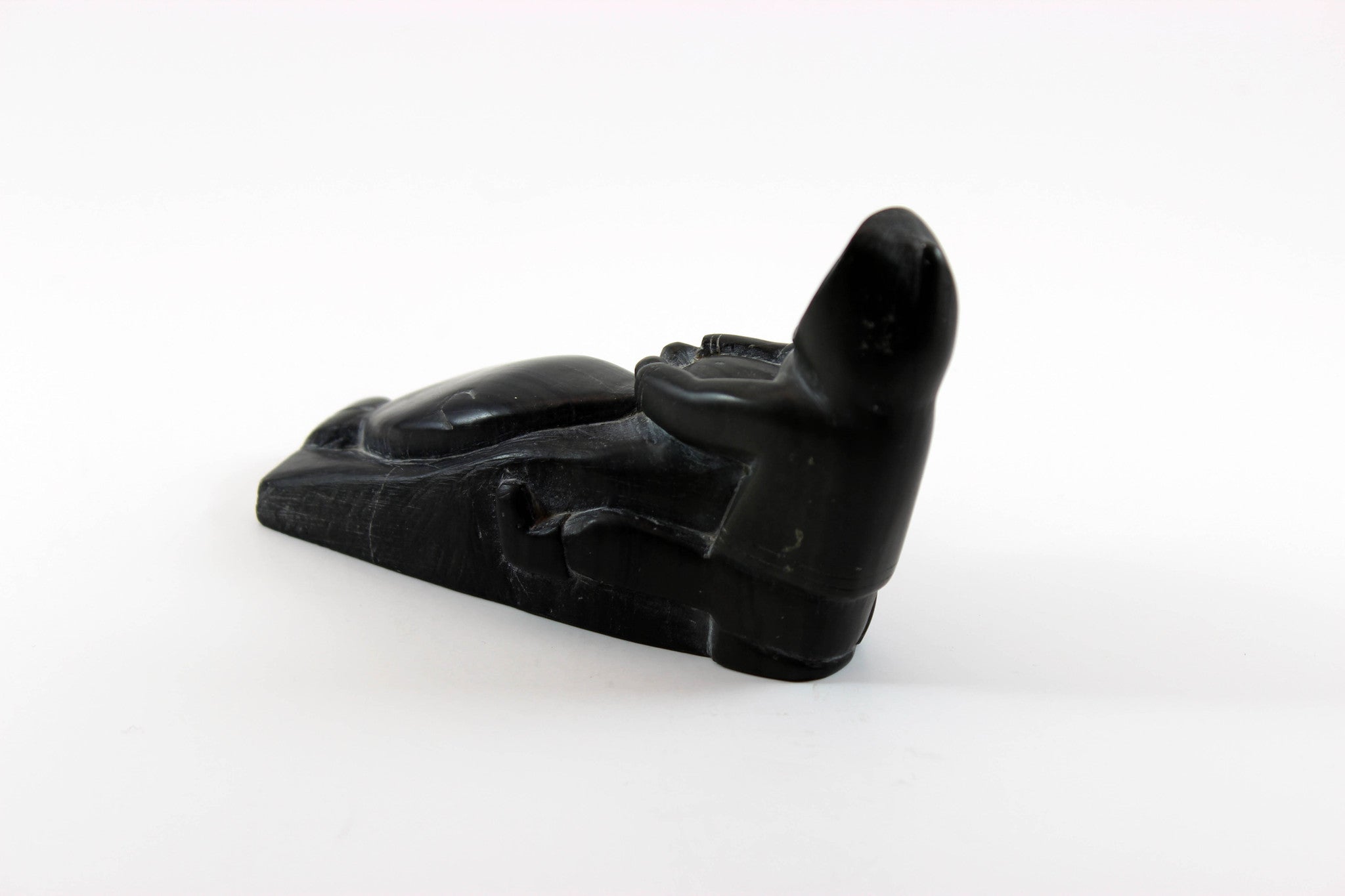 Inuit Soapstone Sculpture Hunter