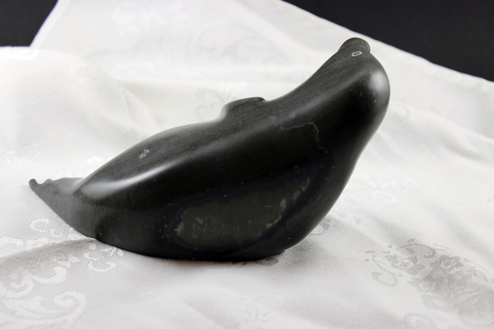 Inuit Soapstone Sculpture-Large Seal