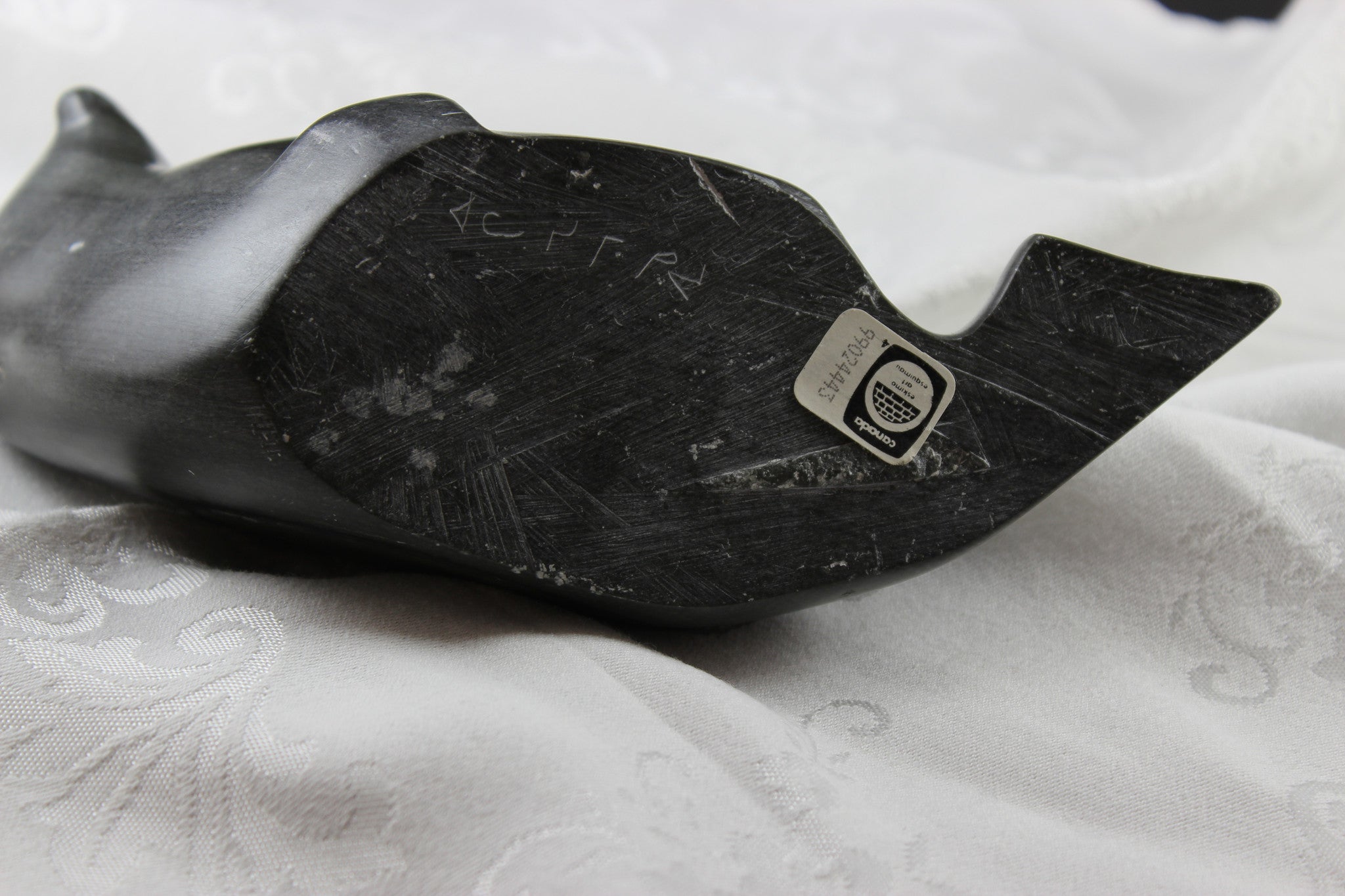 Inuit Soapstone Sculpture-Large Seal