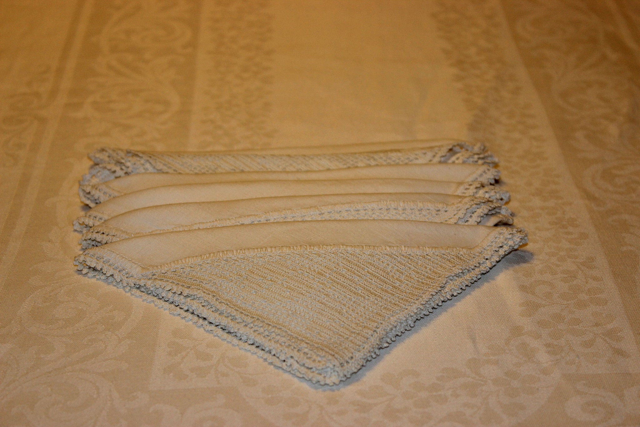 Irish Linen & Lace Tea Napkins