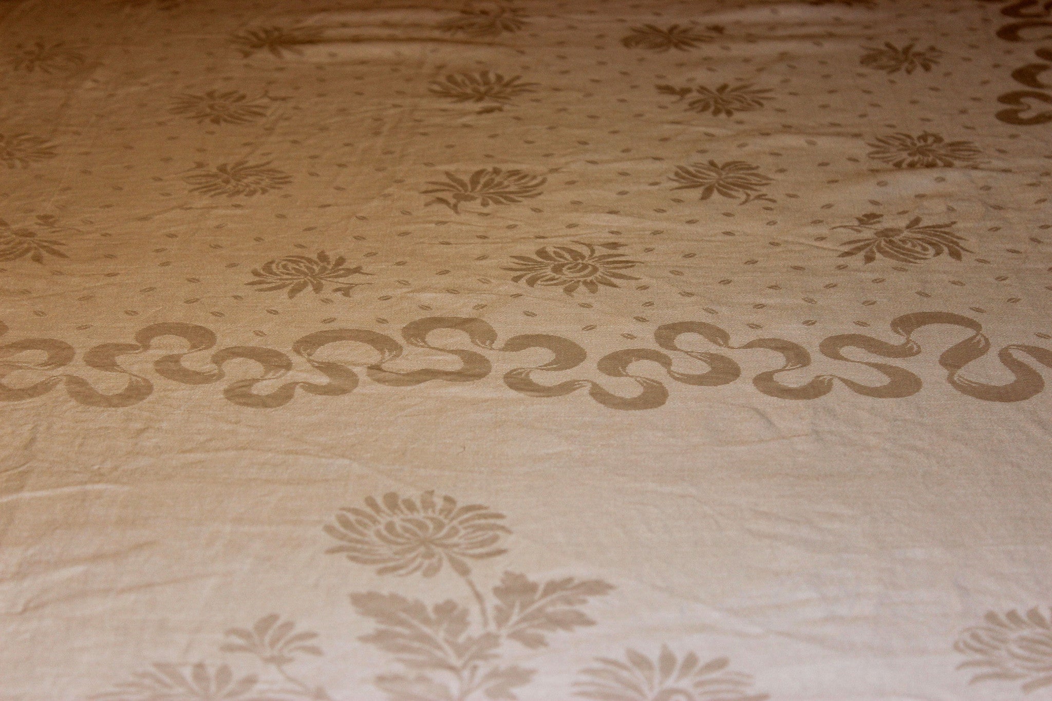 Irish Damask Linen Tablecloth