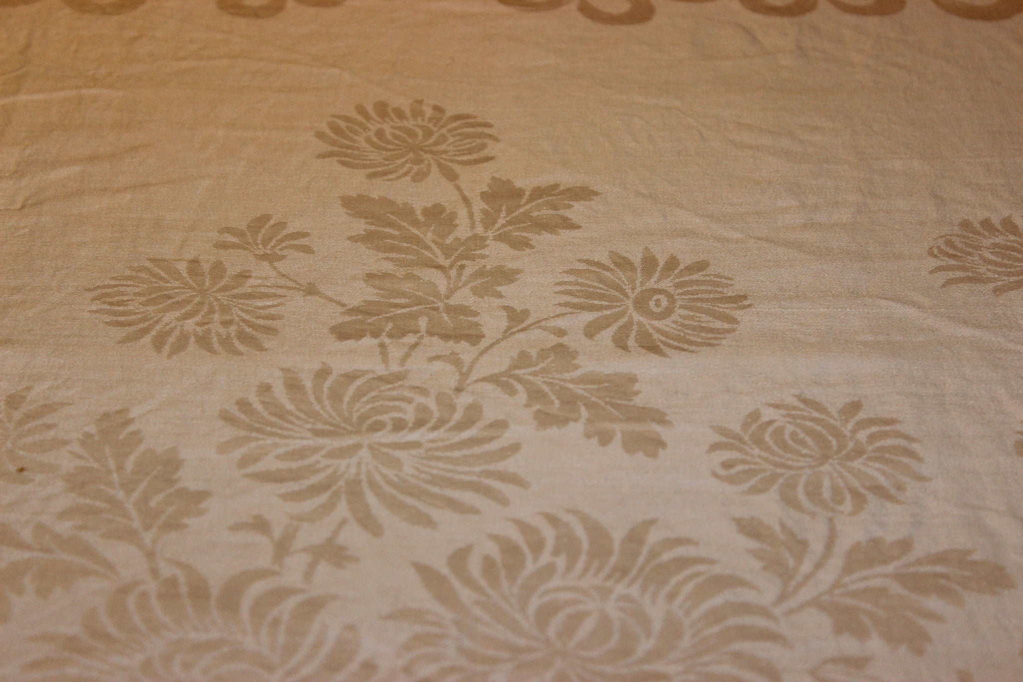 Irish Damask Linen Tablecloth