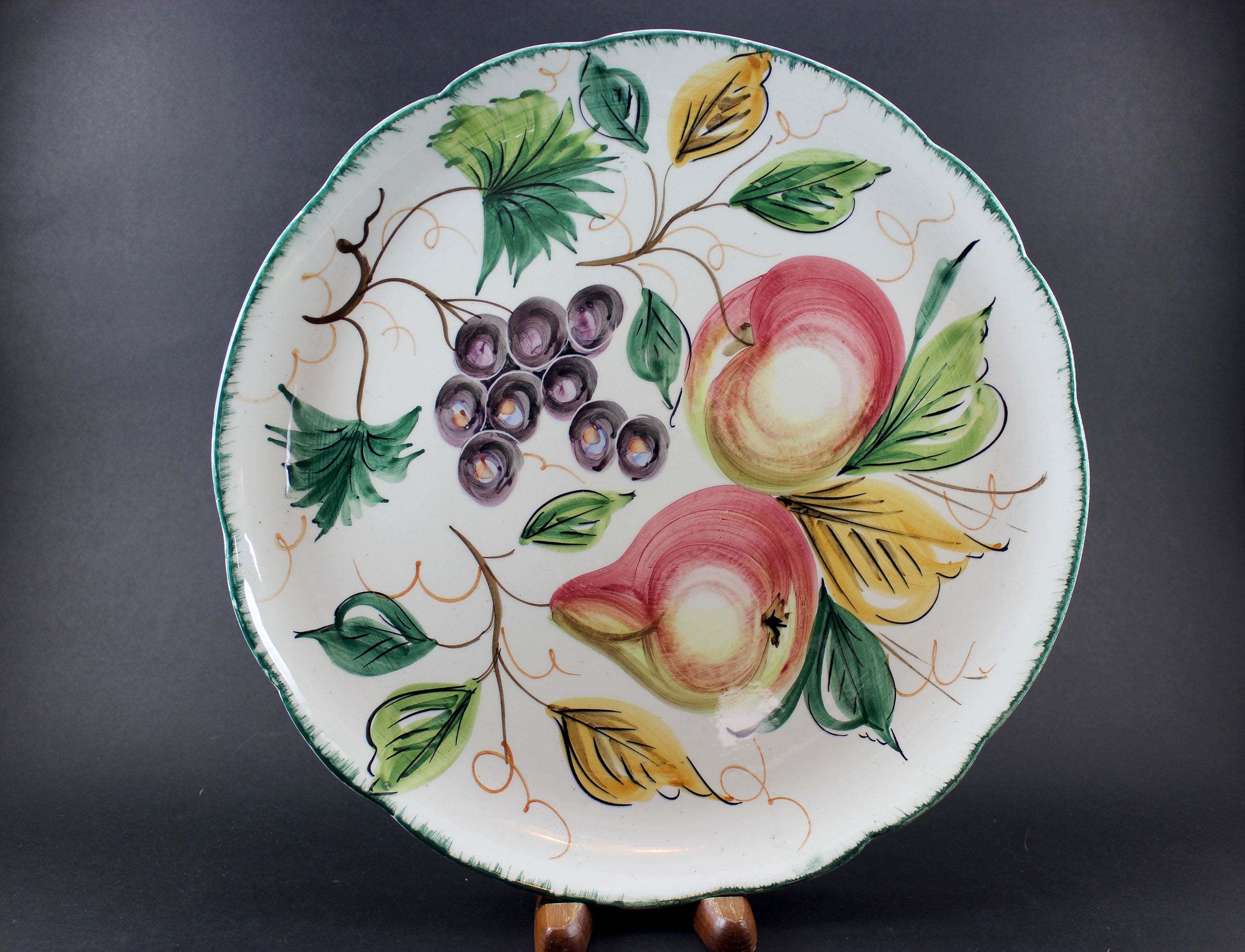 Vintage 3d hand made Italian plate buy