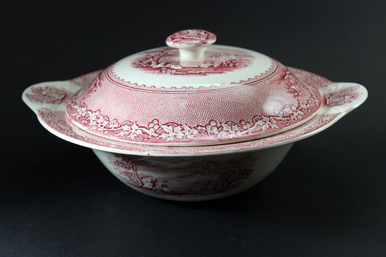 Jenny Lind 1795, Covered Vegetable Bowl, Royal Staffordshire Pottery