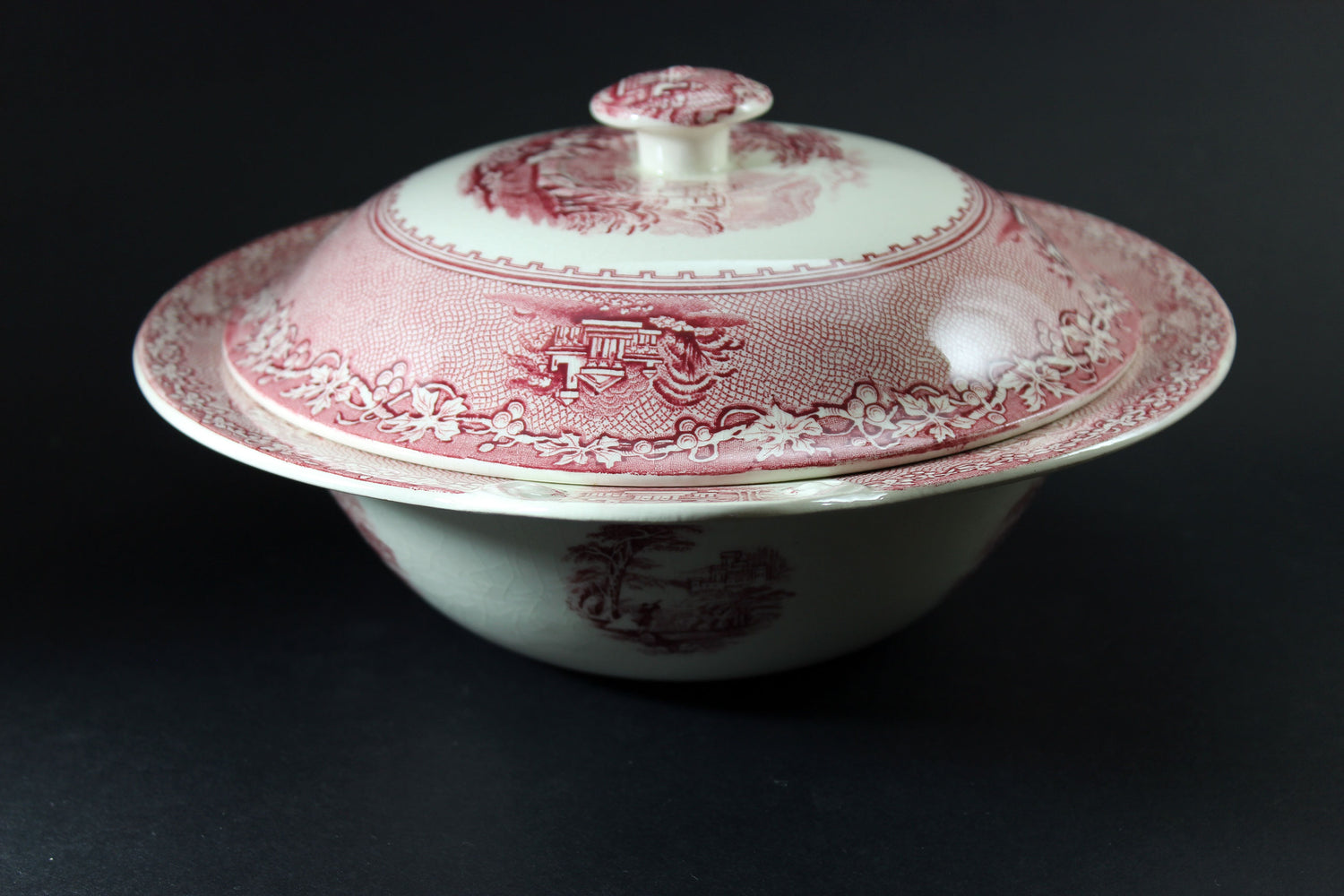 Jenny Lind 1795, Covered Vegetable Bowl, Royal Staffordshire Pottery