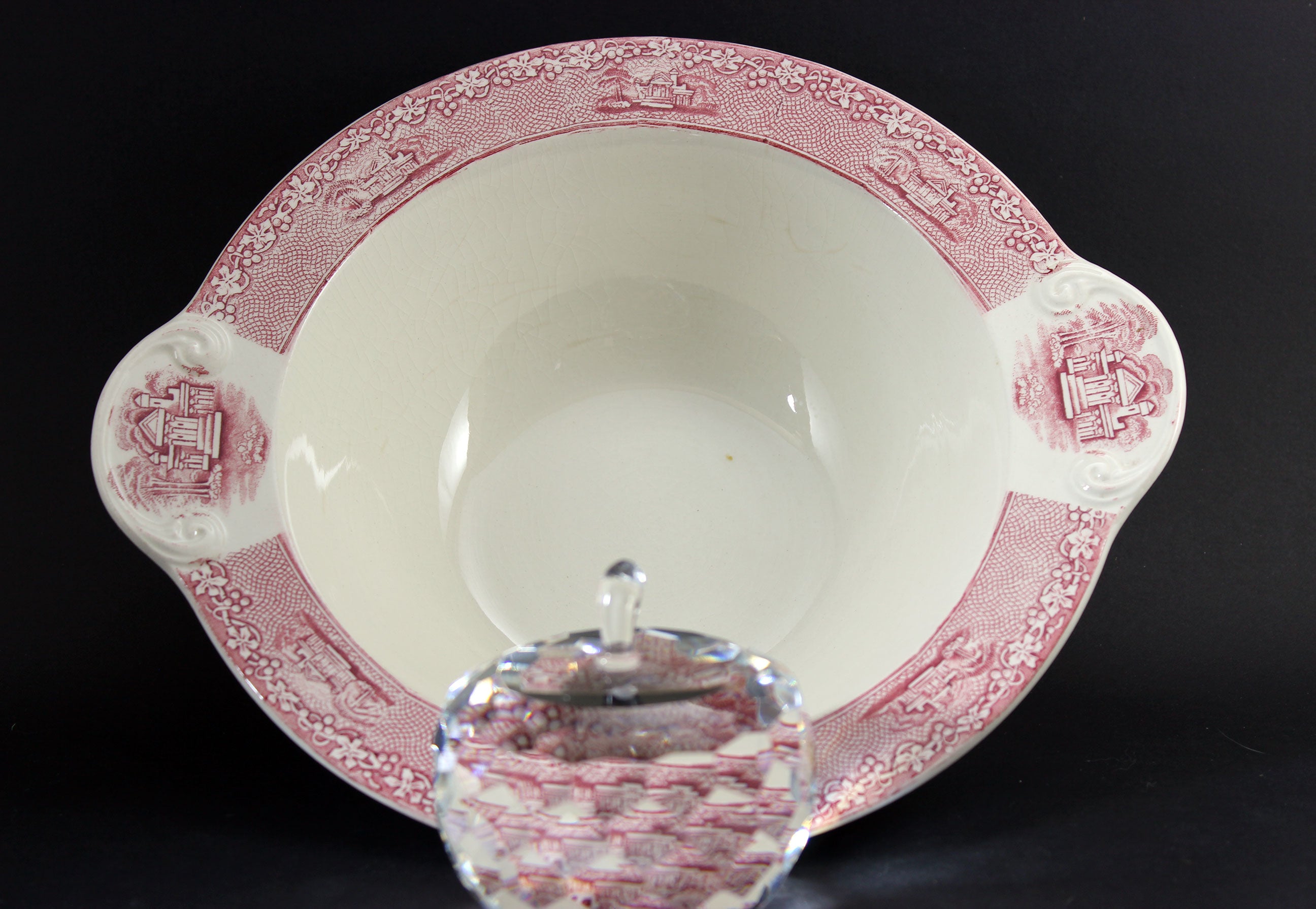 Jenny Lind 1795, Covered Vegetable Bowl, Royal Staffordshire Pottery